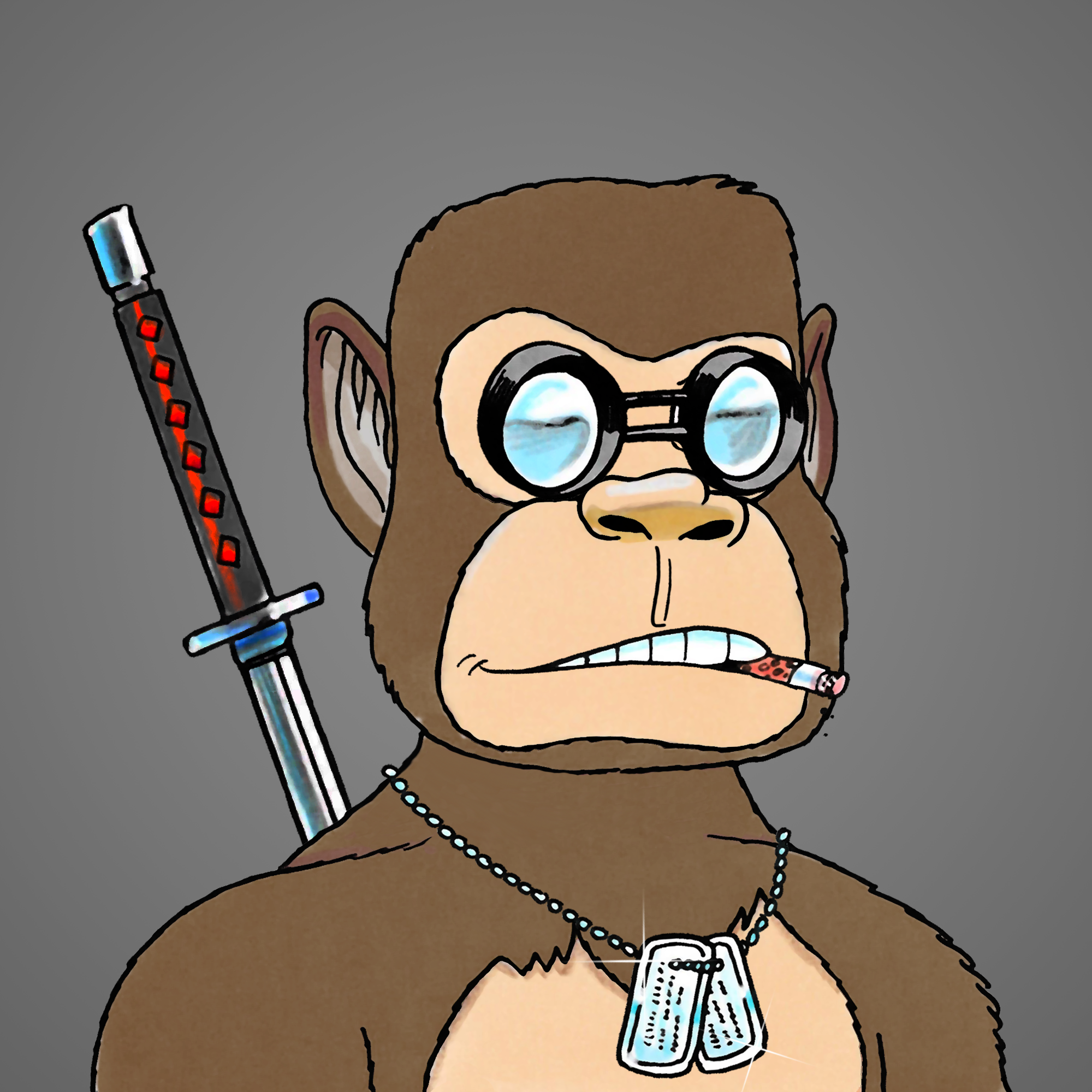 George Trosley - Jungle Freaks - Jungle Freak 4015 - NFT # 4015