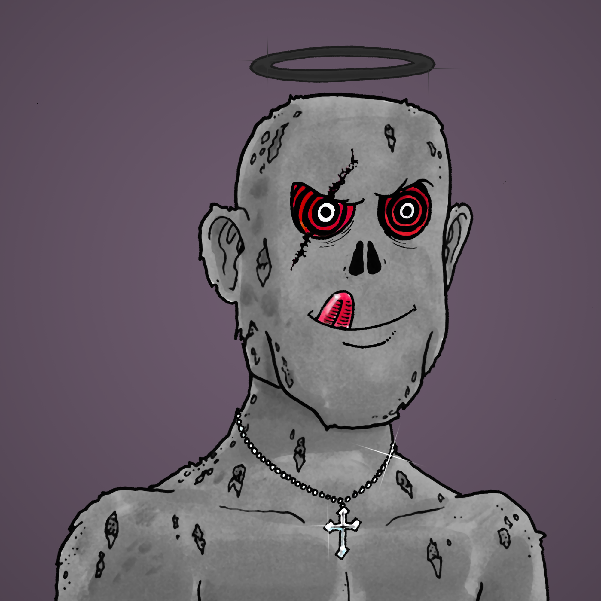 George Trosley - Jungle Freaks - Jungle Freak 4017 - NFT # 4017