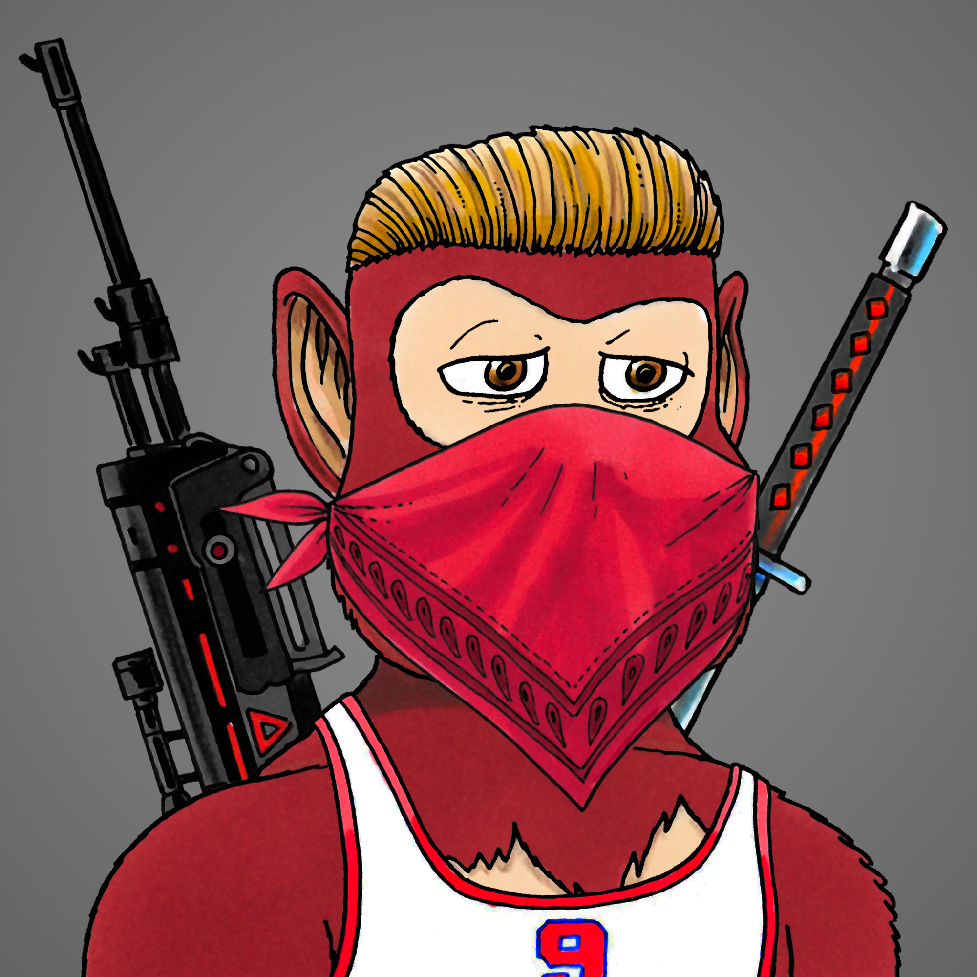 George Trosley - Jungle Freaks - Jungle Freak 4021 - NFT # 4021