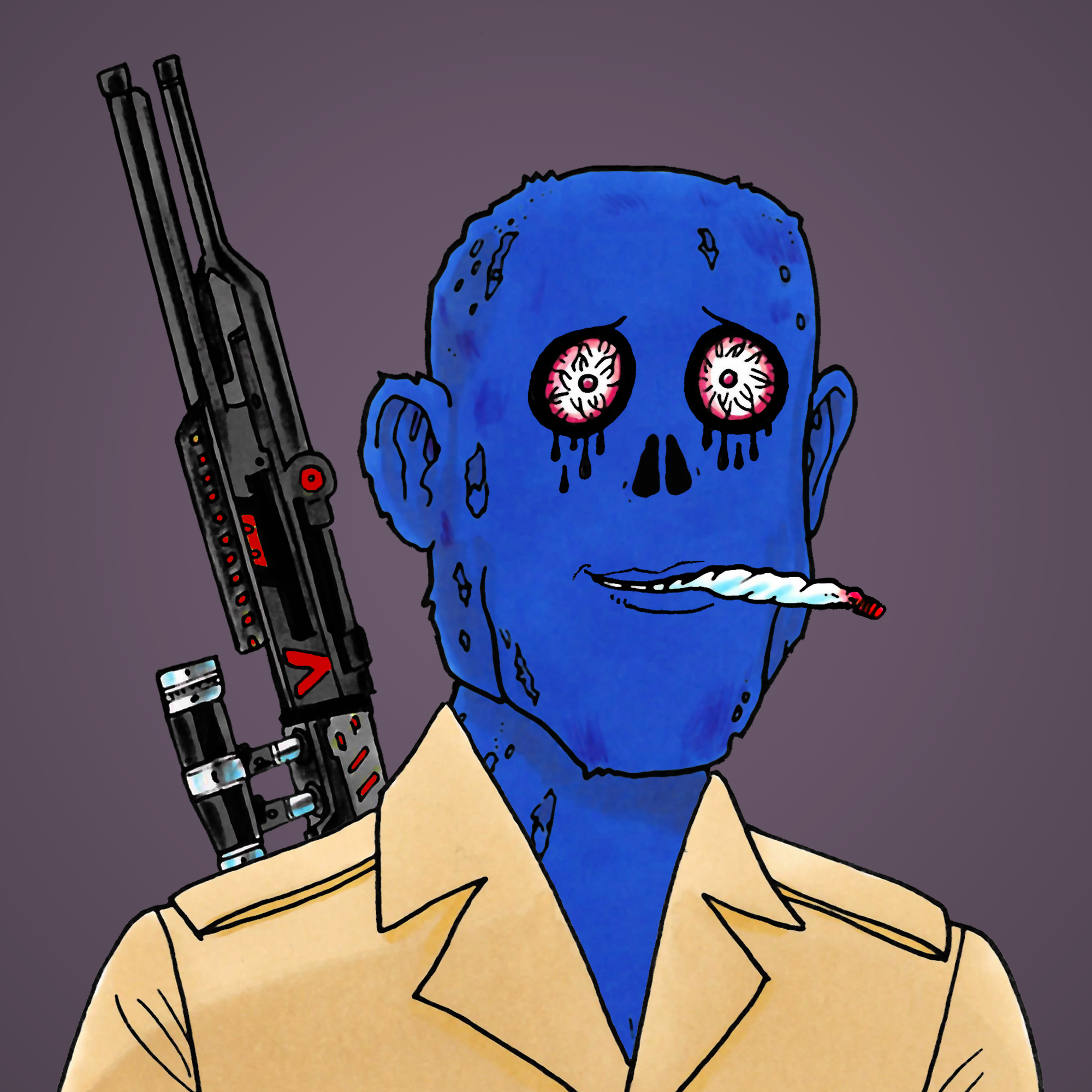 George Trosley - Jungle Freaks - Jungle Freak 4023 - NFT # 4023