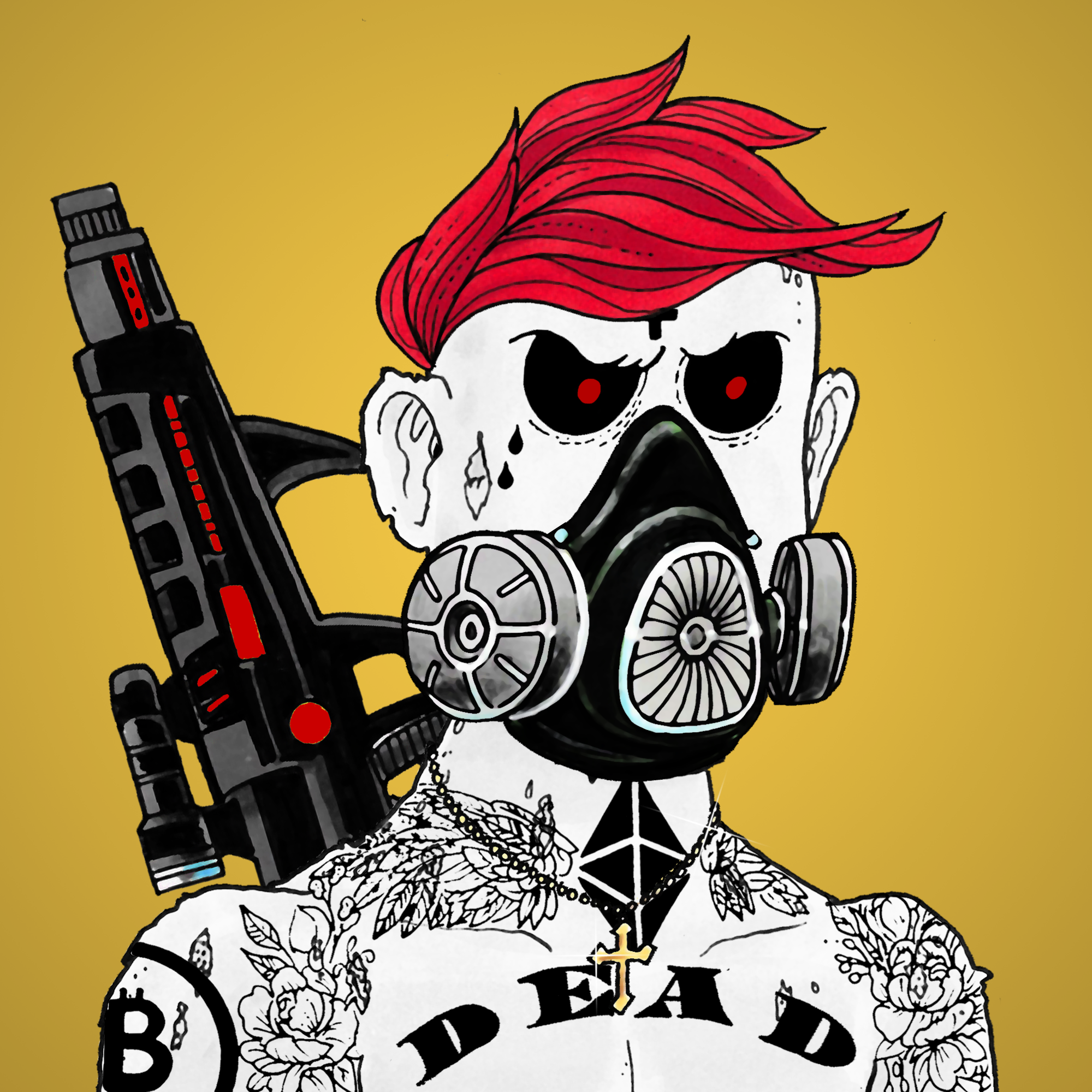 George Trosley - Jungle Freaks - Jungle Freak 4024 - NFT # 4024