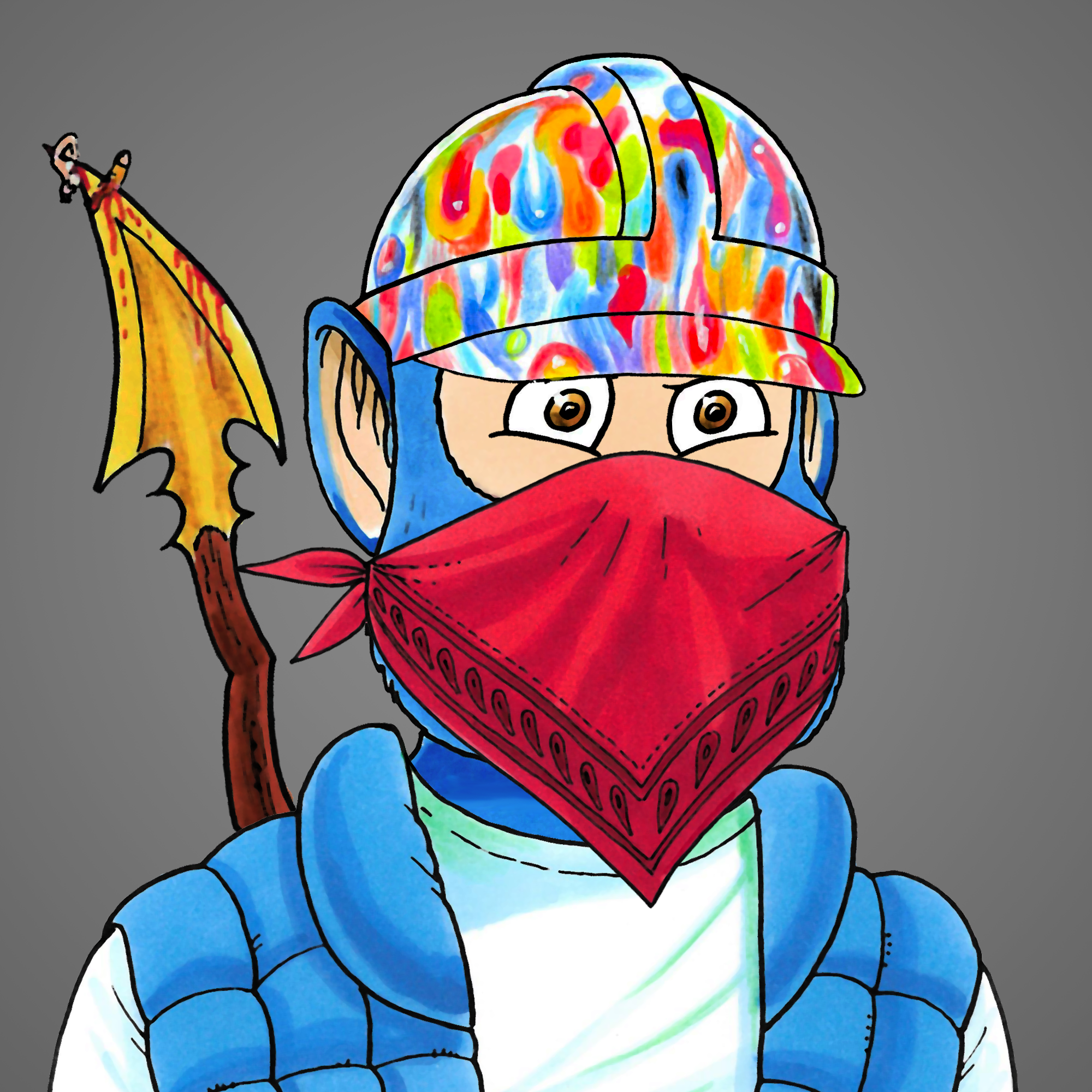 George Trosley - Jungle Freaks - Jungle Freak 4025 - NFT # 4025