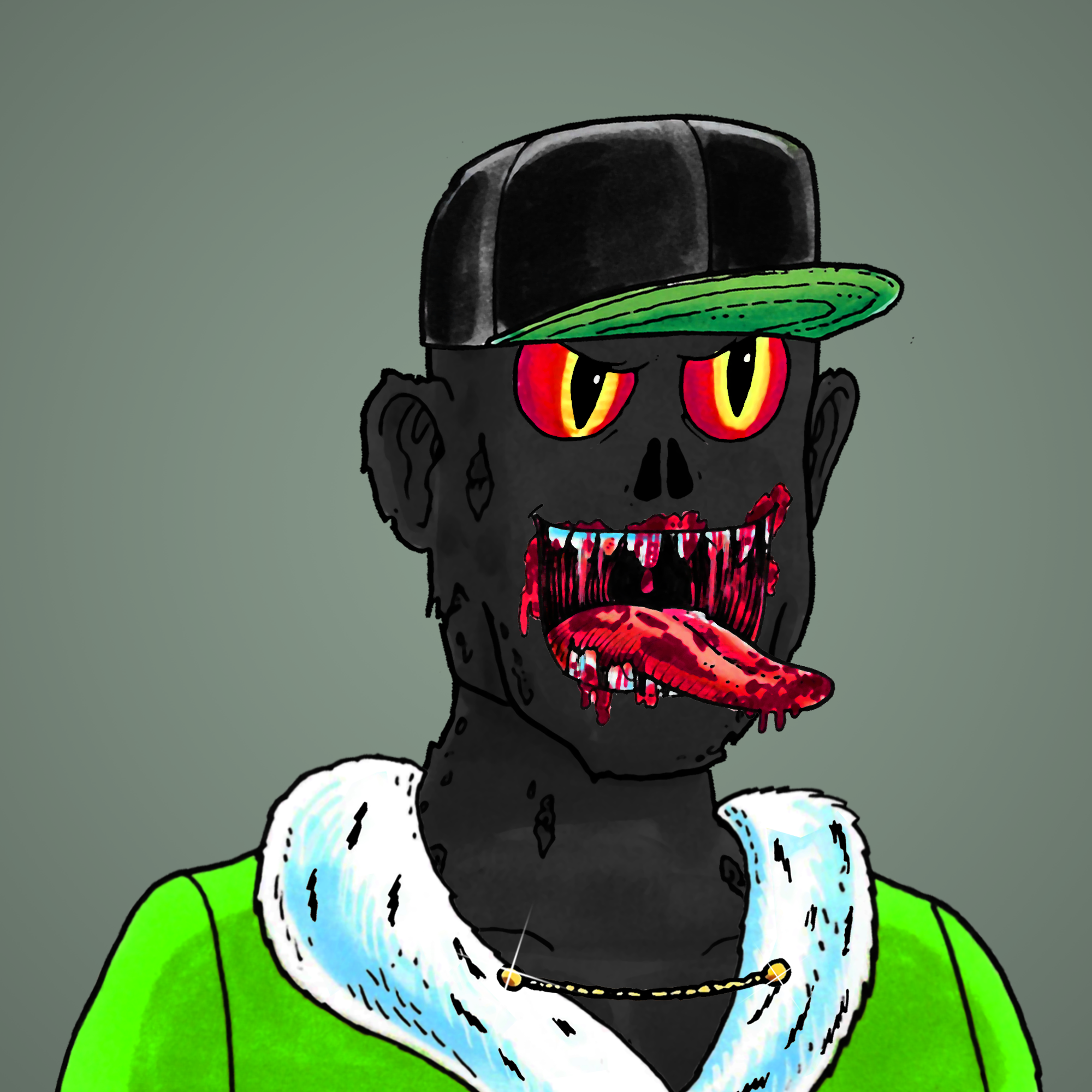 George Trosley - Jungle Freaks - Jungle Freak 4031 - NFT # 4031