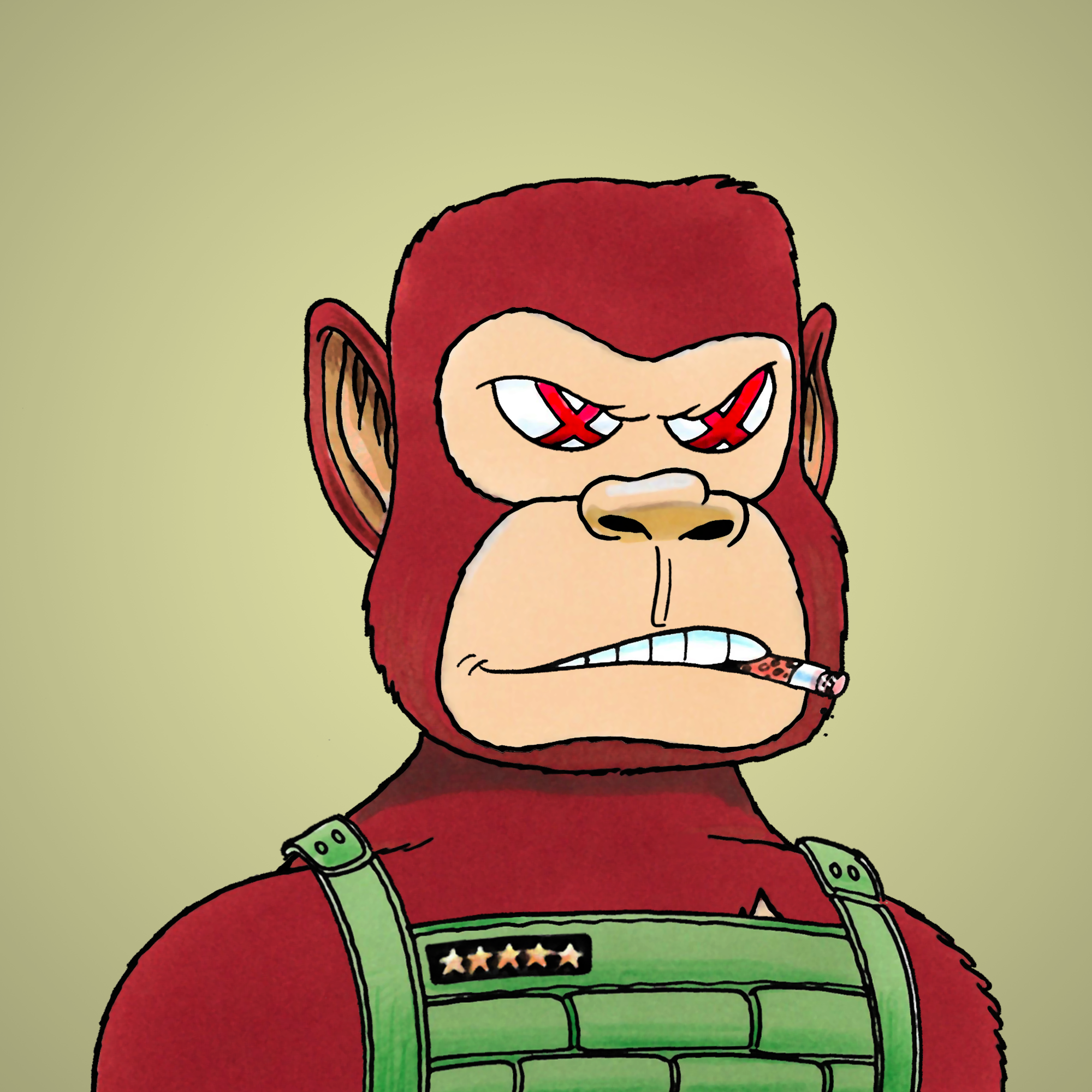 George Trosley - Jungle Freaks - Jungle Freak 4039 - NFT # 4039