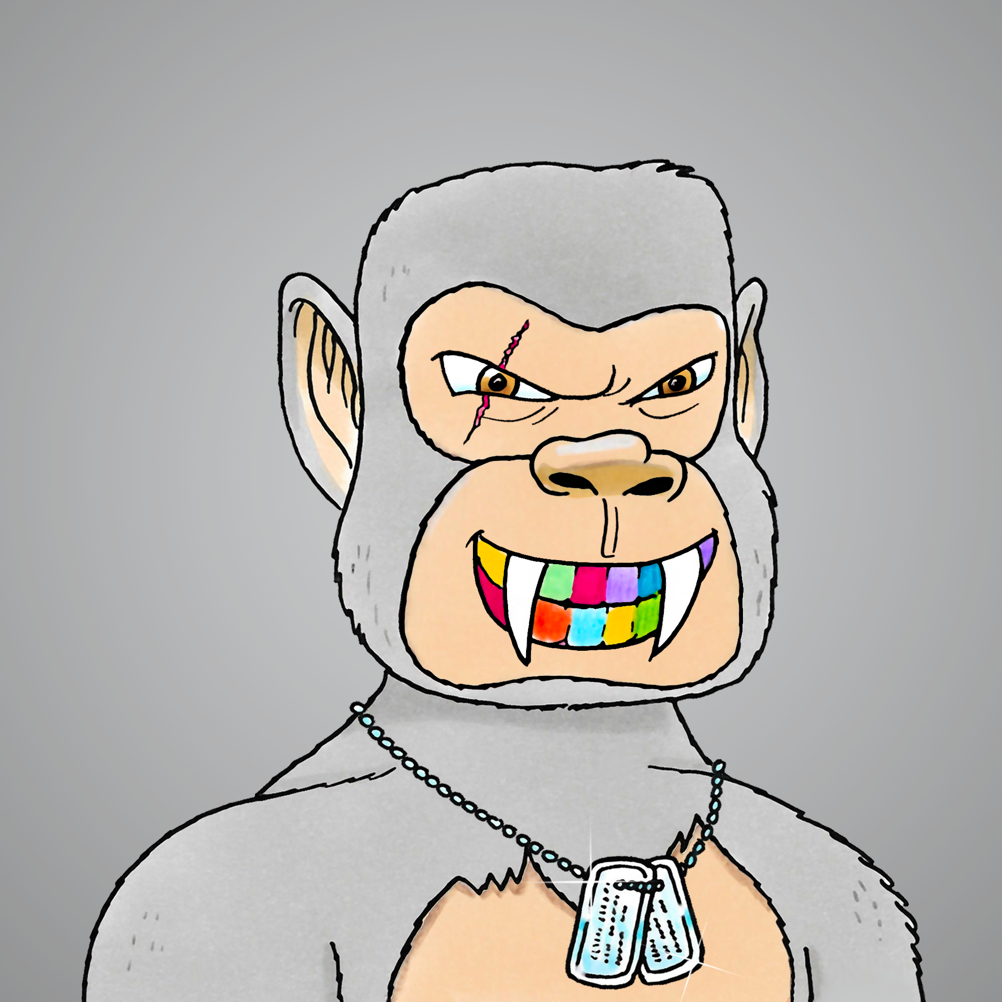 George Trosley - Jungle Freaks - Jungle Freak 4048 - NFT # 4048