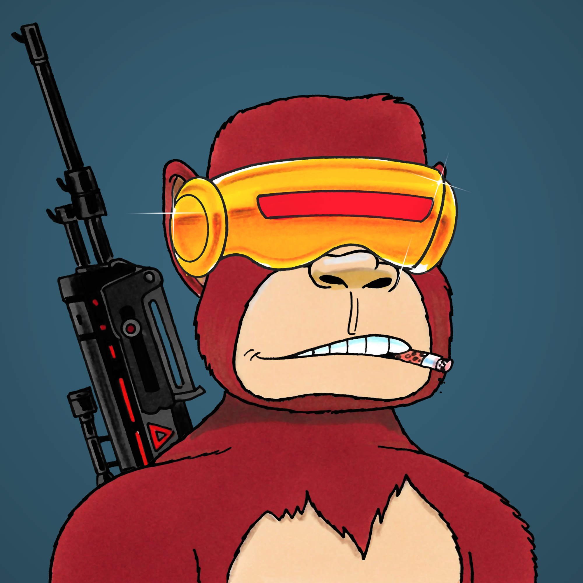 George Trosley - Jungle Freaks - Jungle Freak 405 - NFT # 405