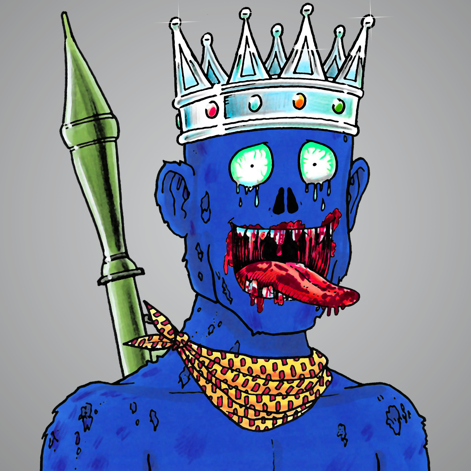 George Trosley - Jungle Freaks - Jungle Freak 4052 - NFT # 4052