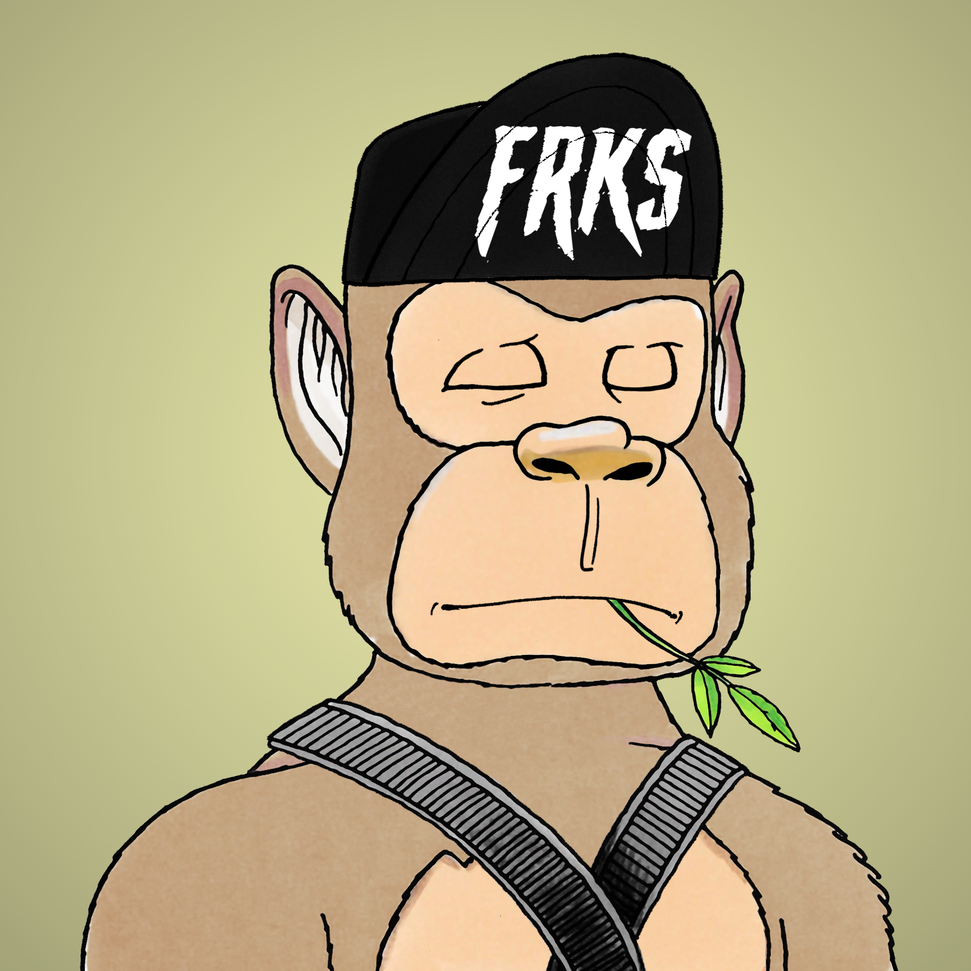 George Trosley - Jungle Freaks - Jungle Freak 4054 - NFT # 4054