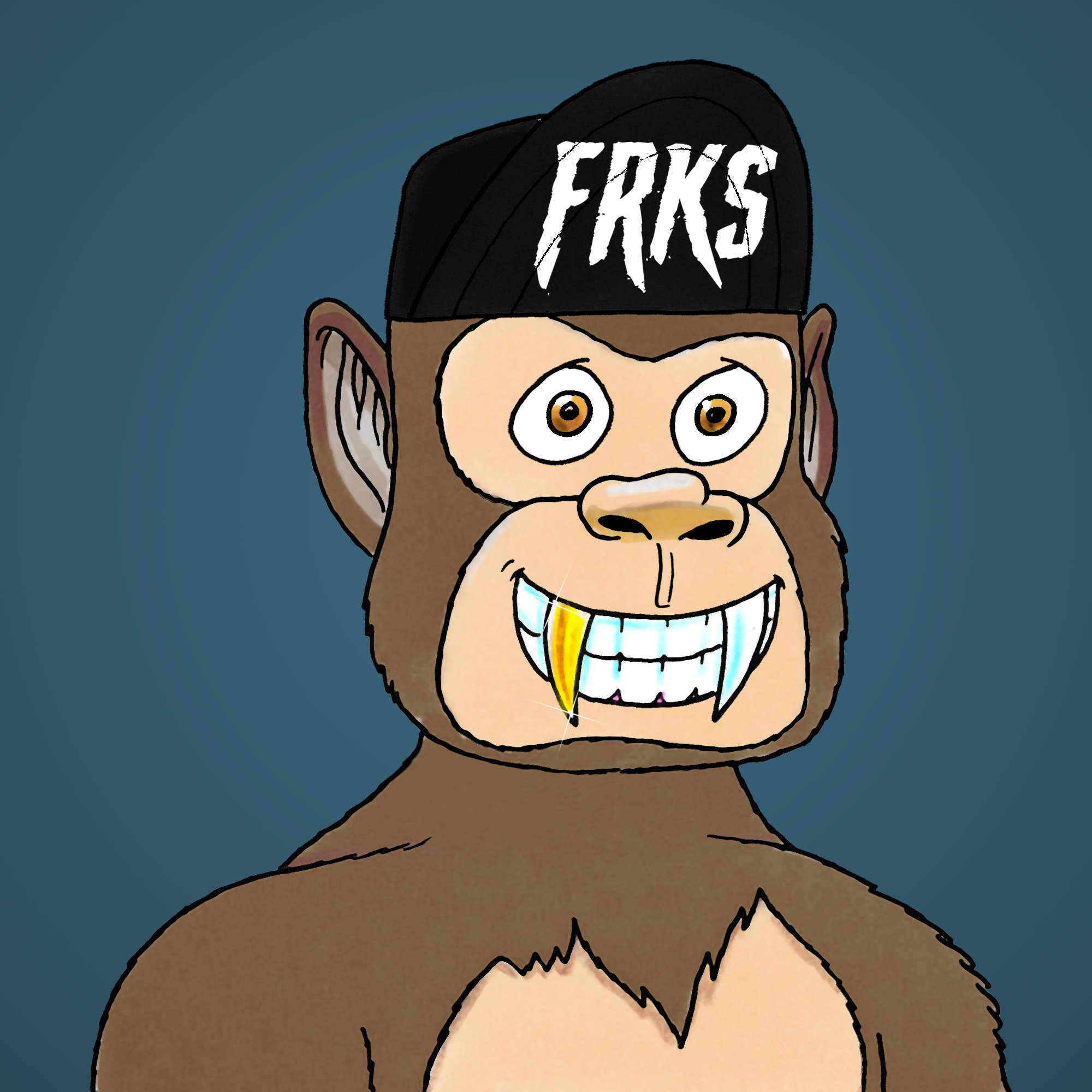 George Trosley - Jungle Freaks - Jungle Freak 4055 - NFT # 4055