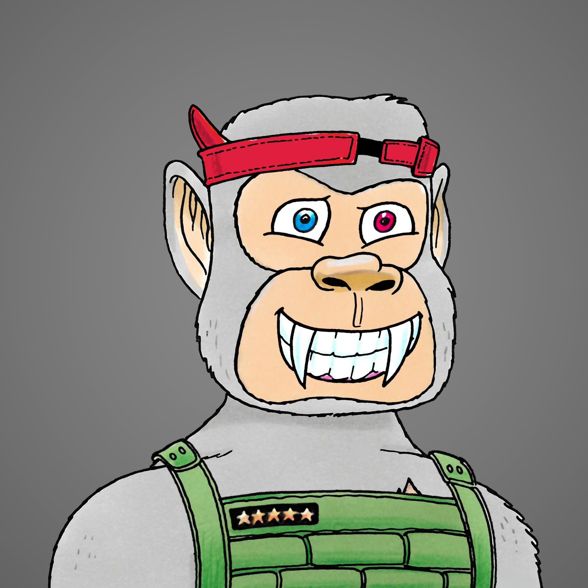 George Trosley - Jungle Freaks - Jungle Freak 406 - NFT # 406