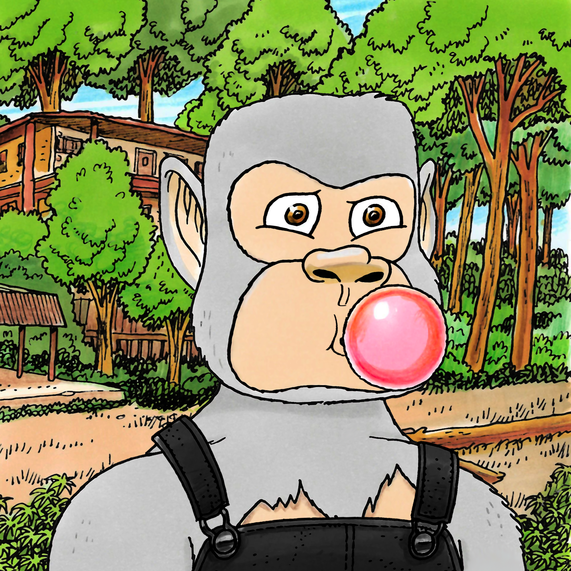 George Trosley - Jungle Freaks - Jungle Freak 4064 - NFT # 4064