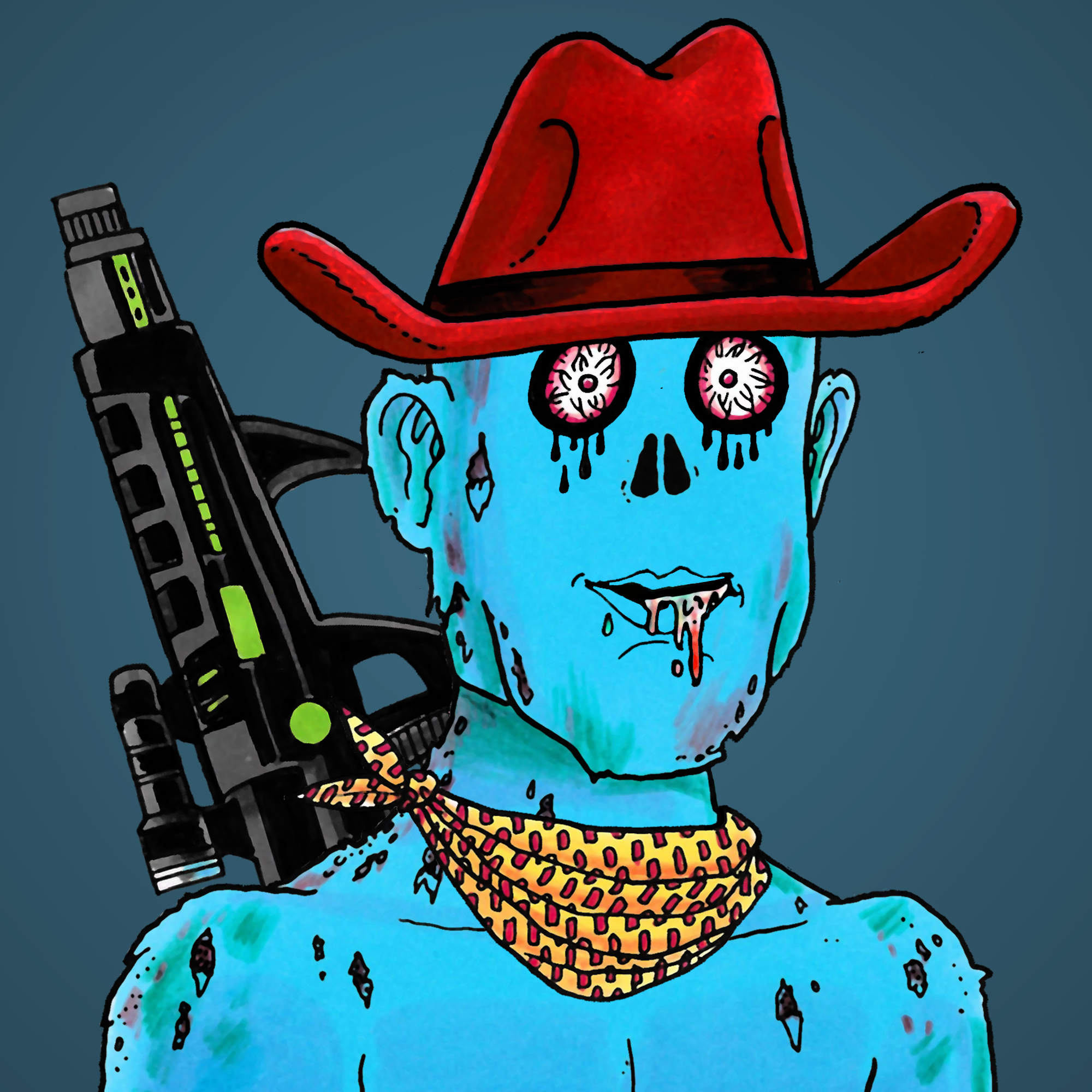 George Trosley - Jungle Freaks - Jungle Freak 4068 - NFT # 4068