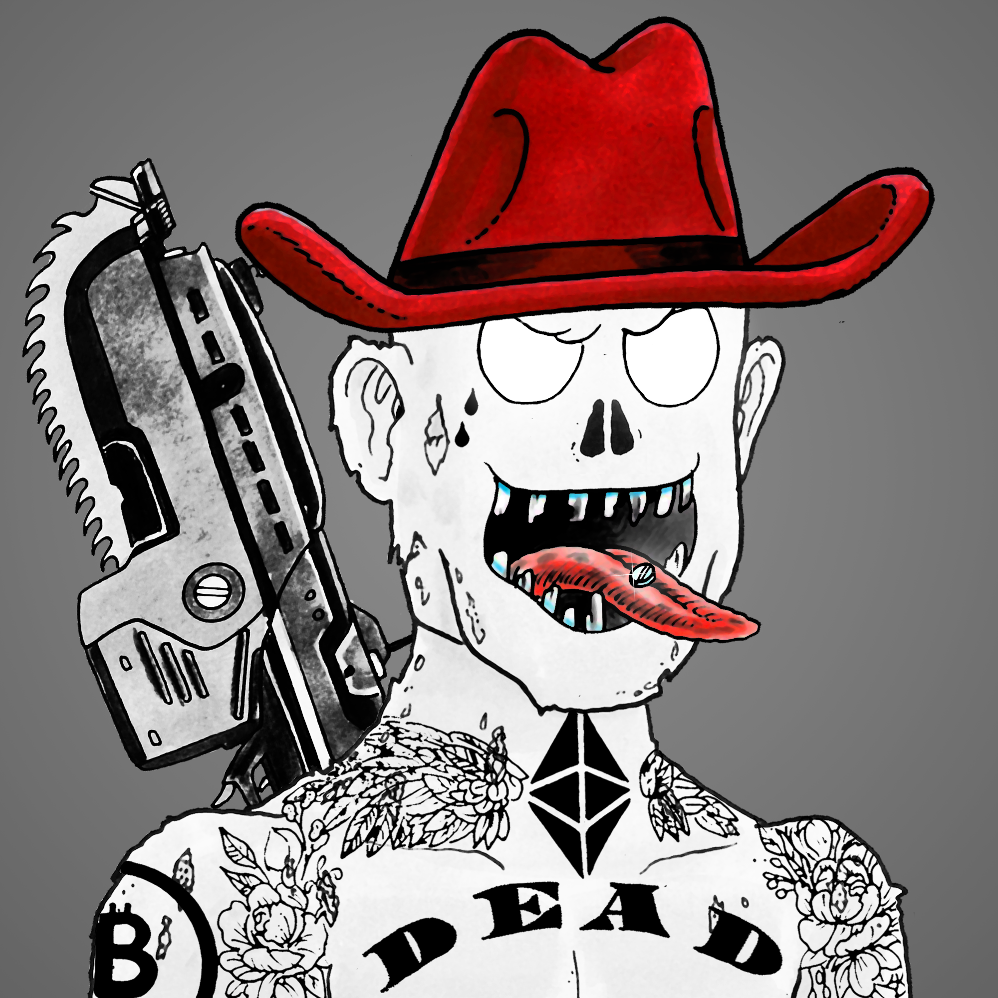 George Trosley - Jungle Freaks - Jungle Freak 4069 - NFT # 4069