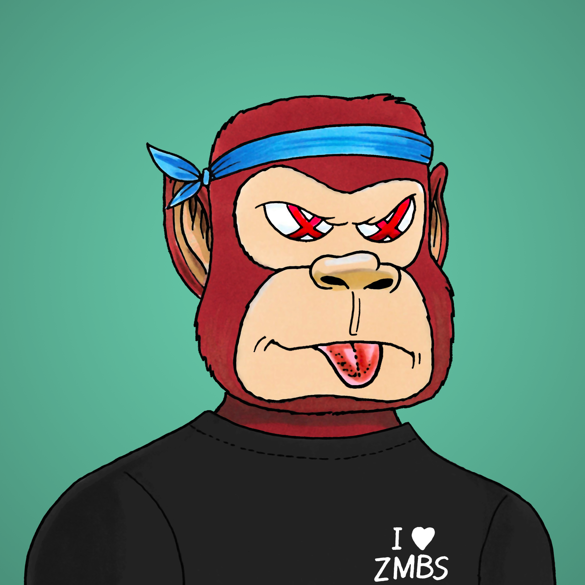 George Trosley - Jungle Freaks - Jungle Freak 407 - NFT # 407