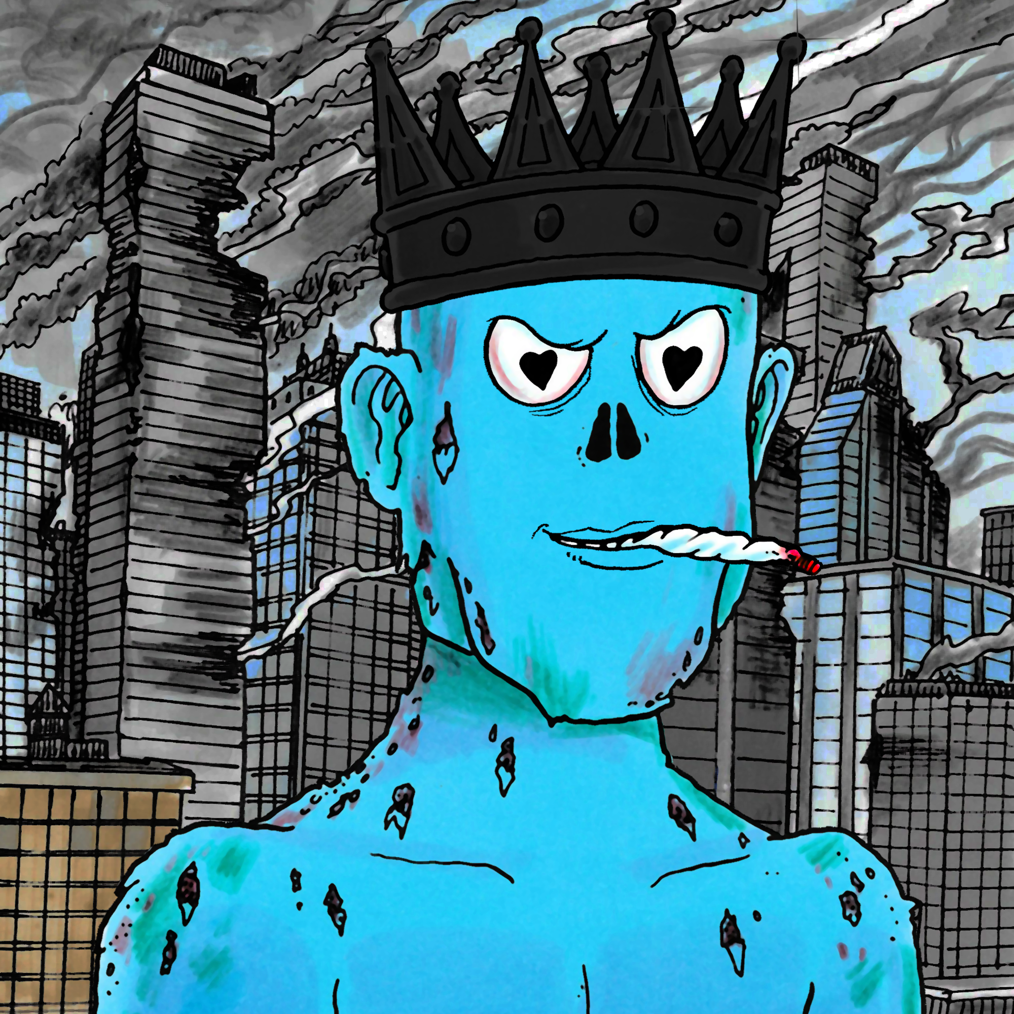 George Trosley - Jungle Freaks - Jungle Freak 4073 - NFT # 4073