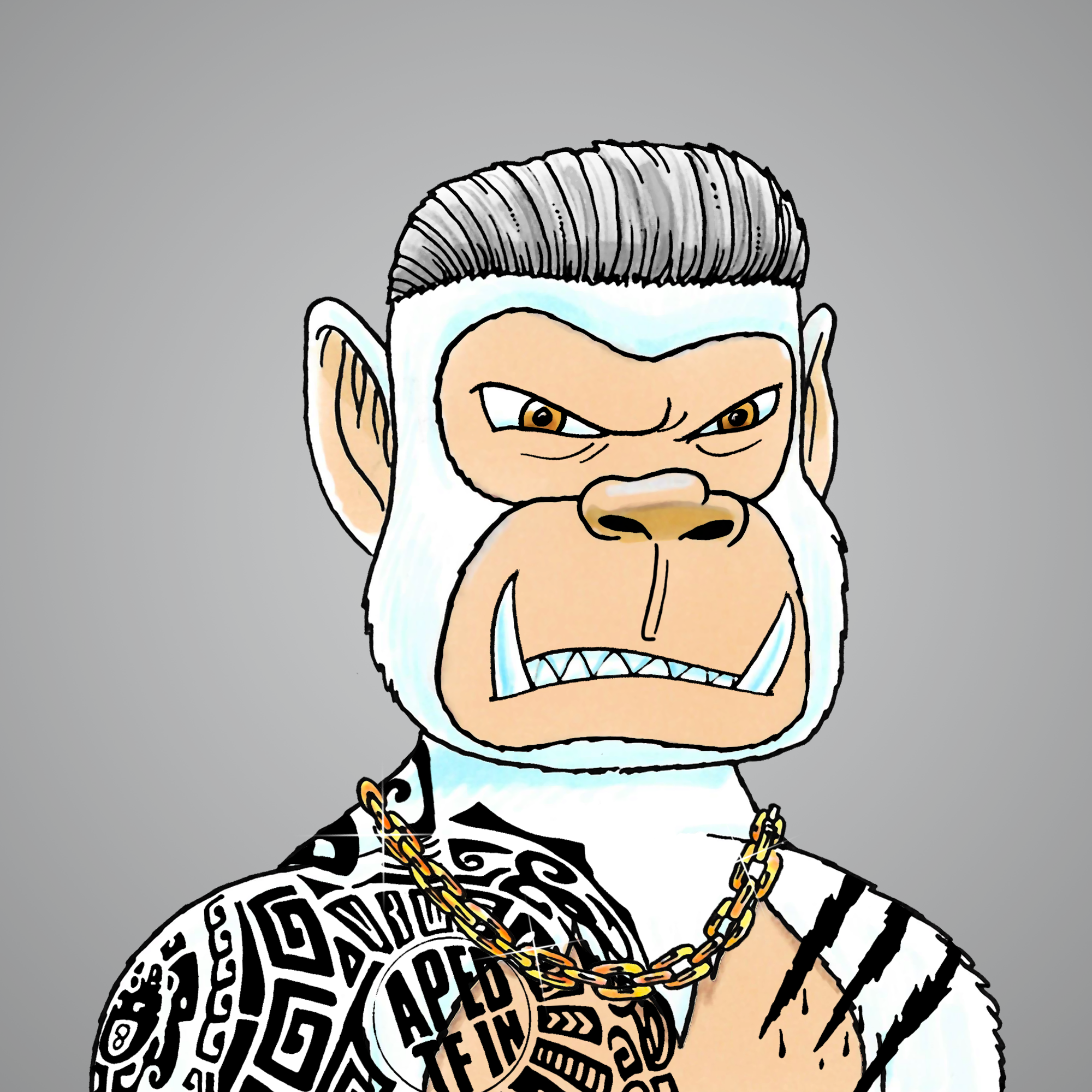 George Trosley - Jungle Freaks - Jungle Freak 4074 - NFT # 4074