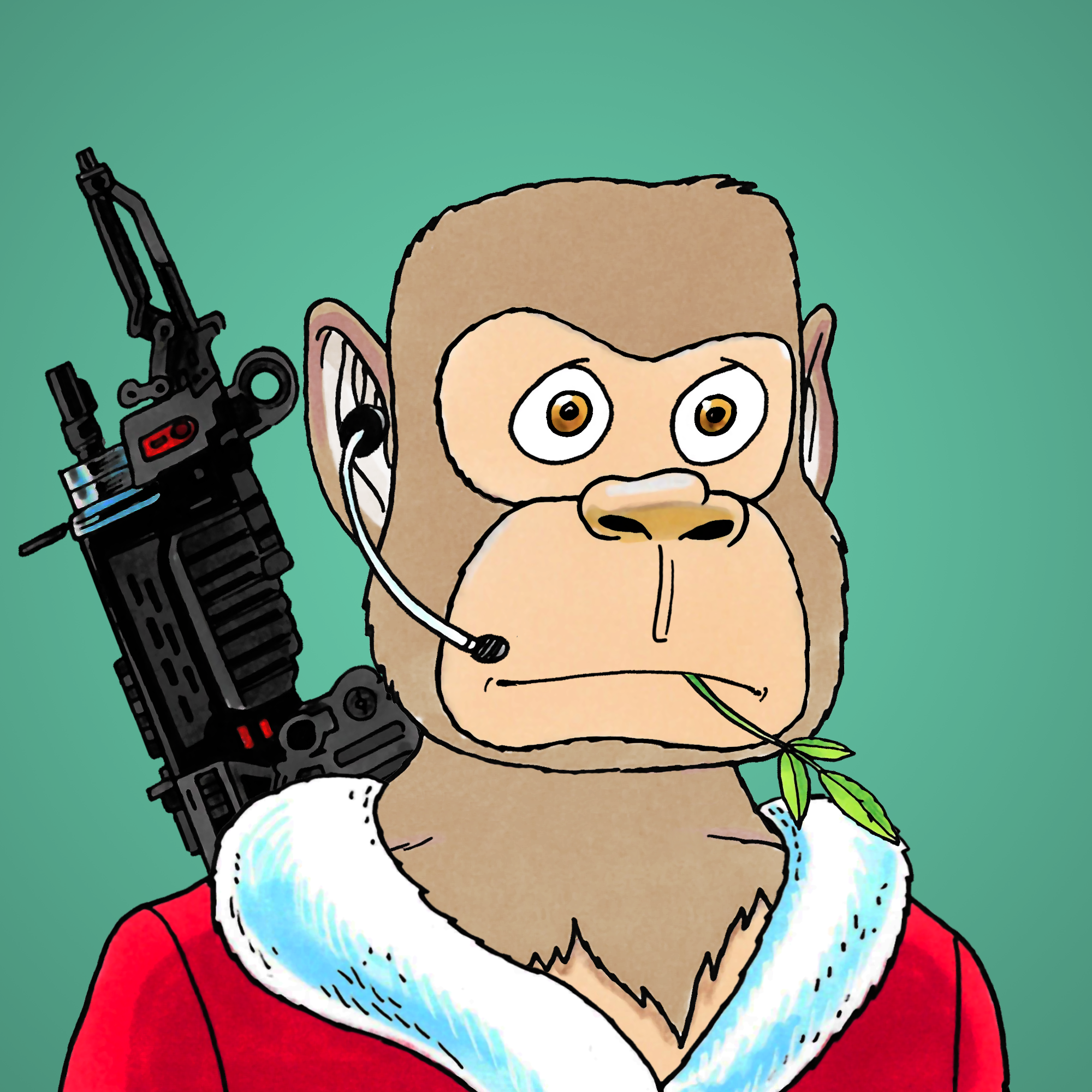 George Trosley - Jungle Freaks - Jungle Freak 4075 - NFT # 4075