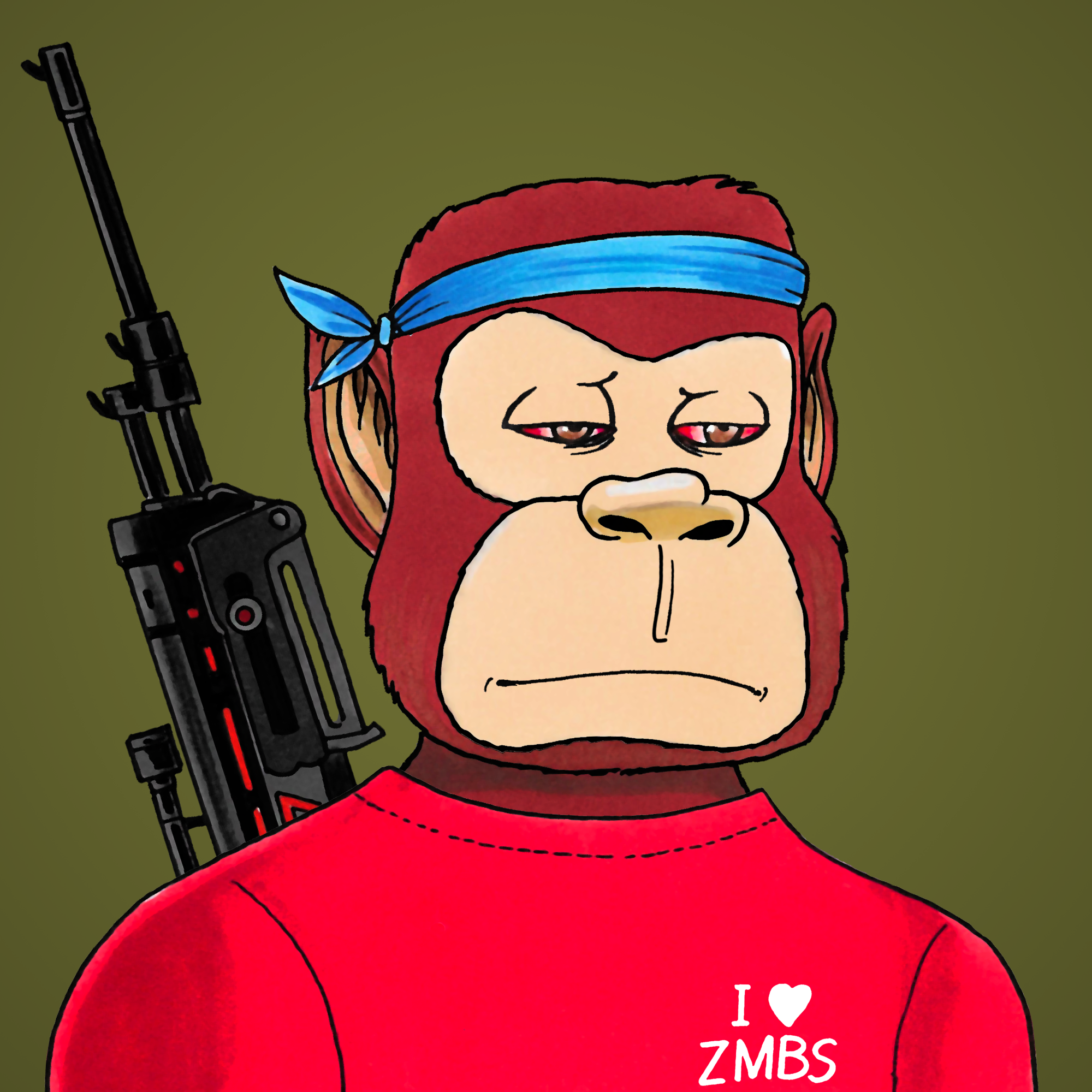 George Trosley - Jungle Freaks - Jungle Freak 408 - NFT # 408