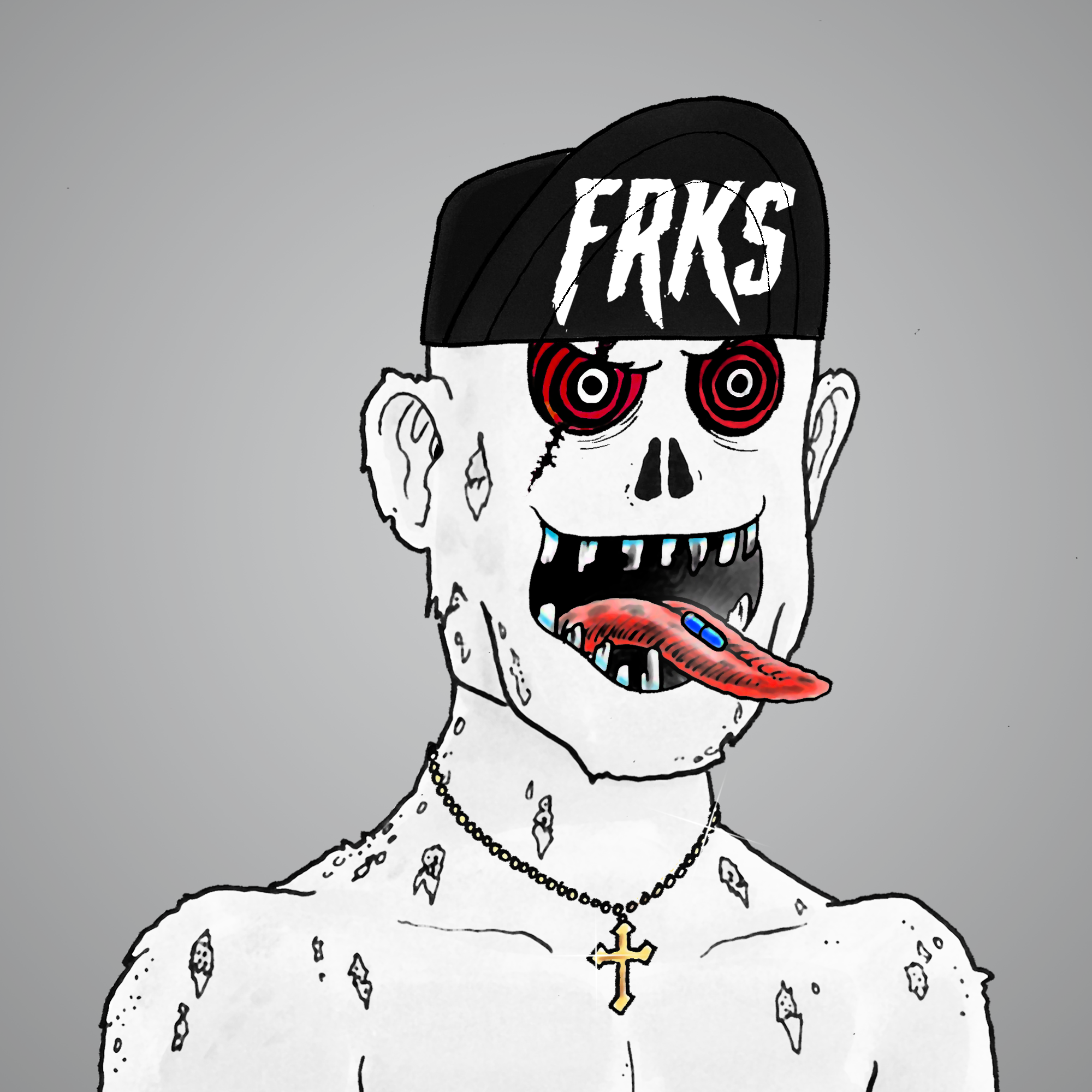 George Trosley - Jungle Freaks - Jungle Freak 4080 - NFT # 4080