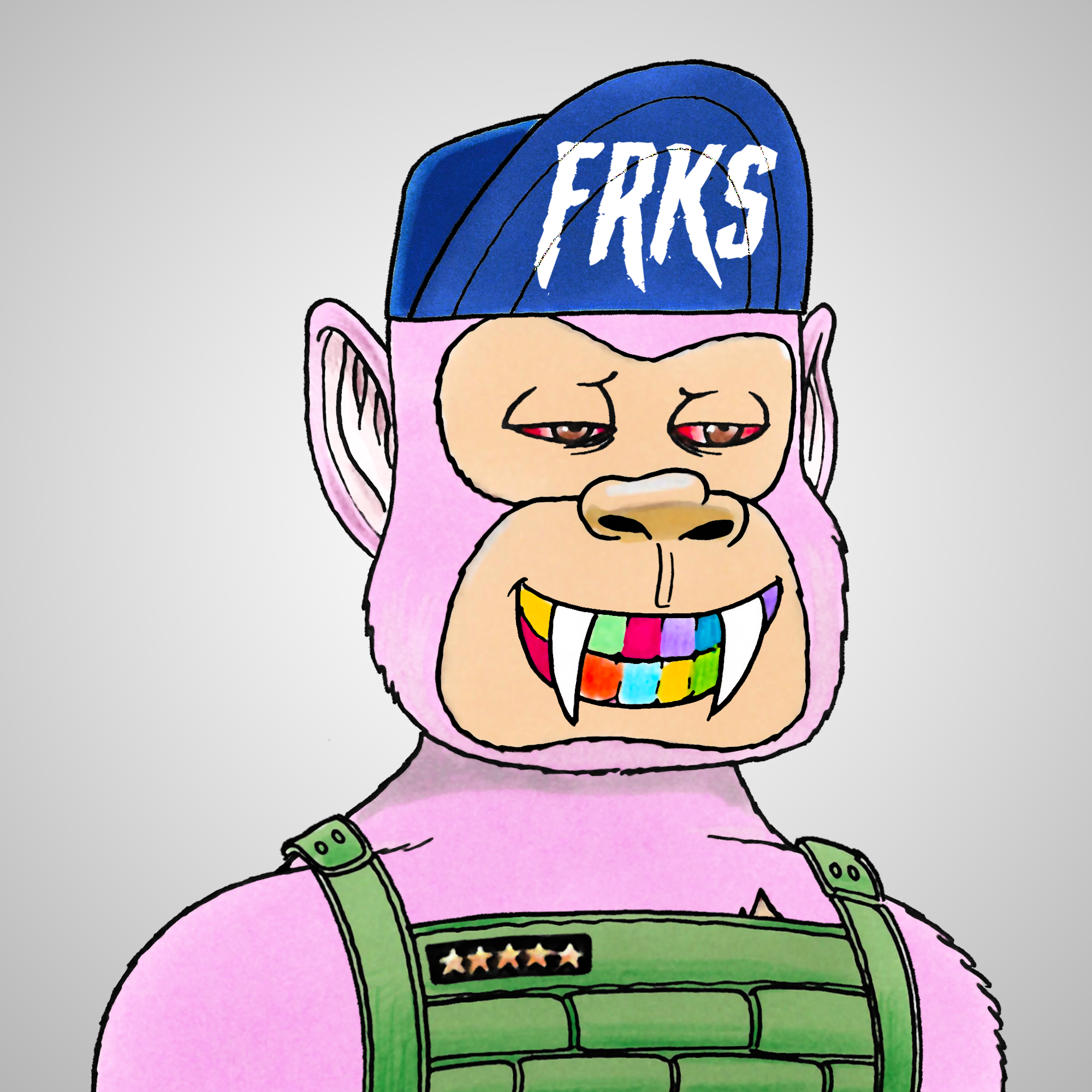 George Trosley - Jungle Freaks - Jungle Freak 4085 - NFT # 4085