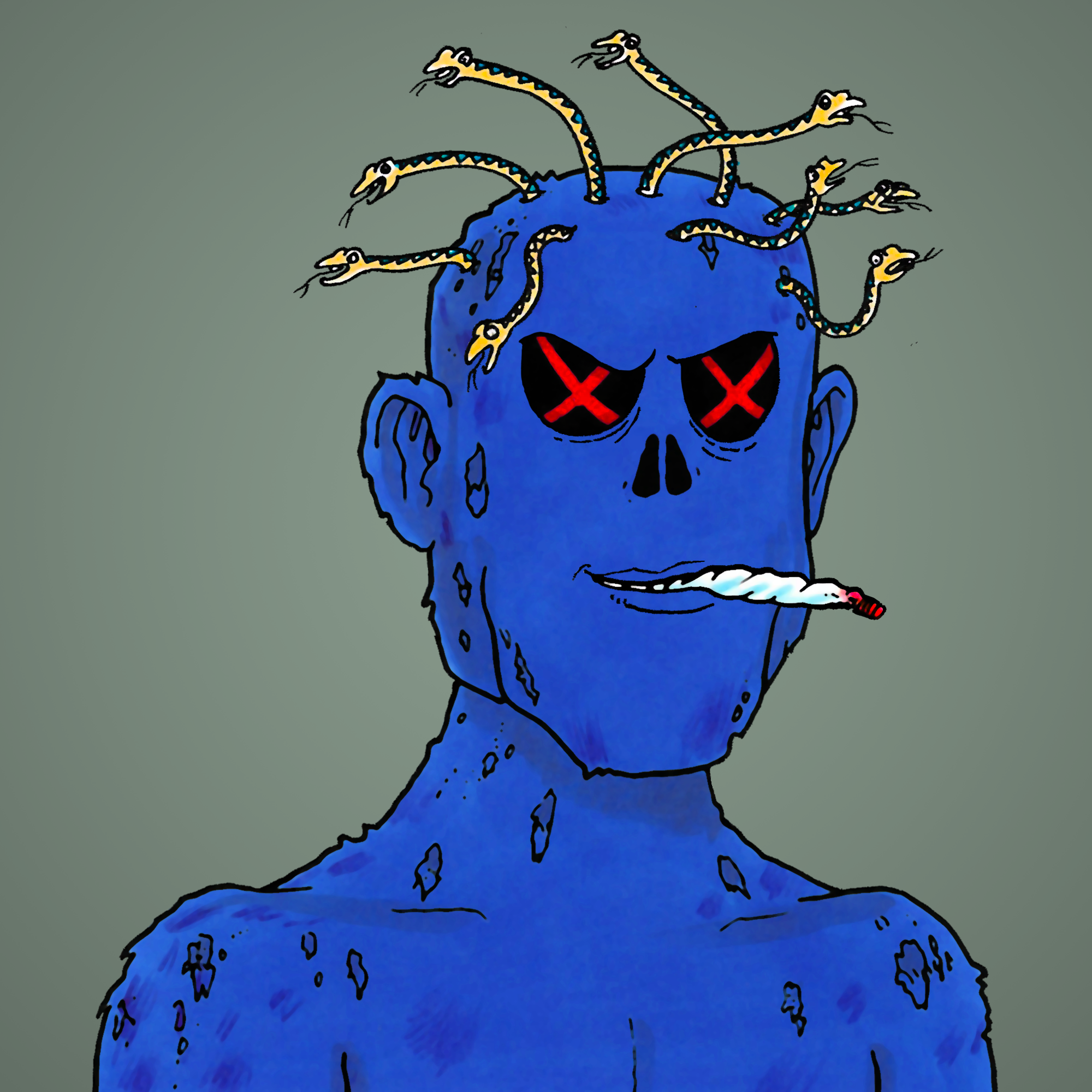 George Trosley - Jungle Freaks - Jungle Freak 4087 - NFT # 4087