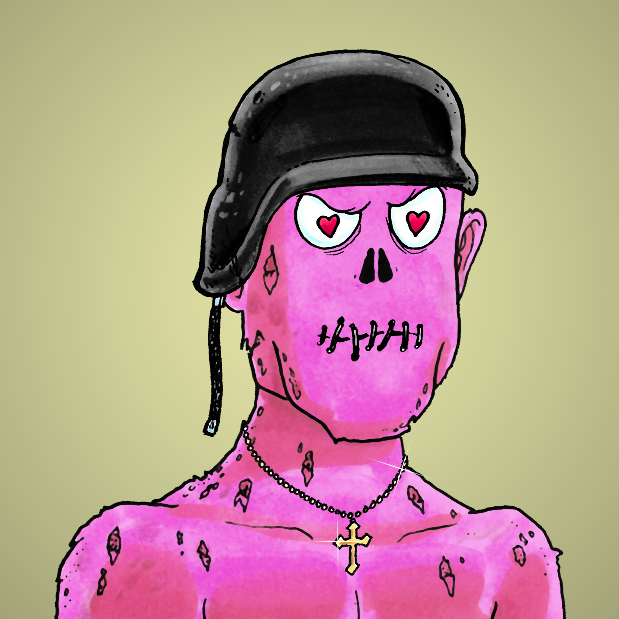 George Trosley - Jungle Freaks - Jungle Freak 4092 - NFT # 4092