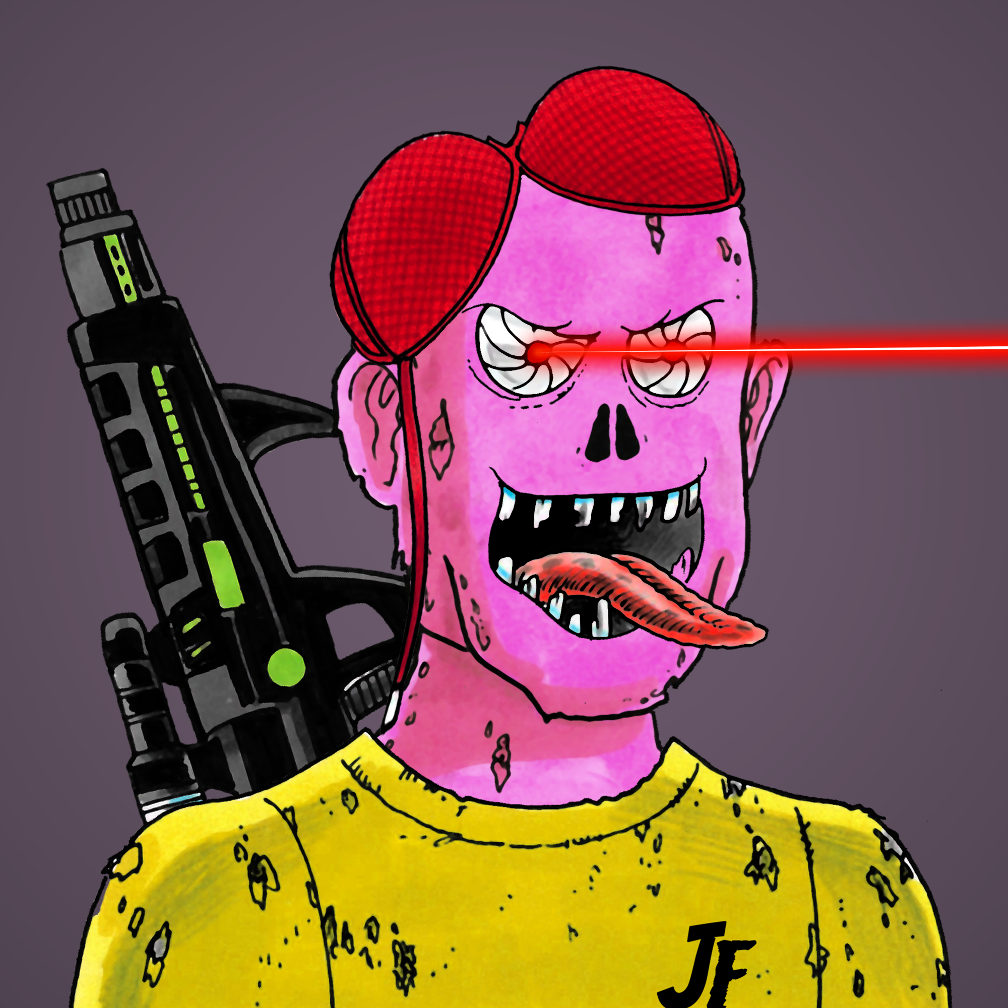 George Trosley - Jungle Freaks - Jungle Freak 4093 - NFT # 4093