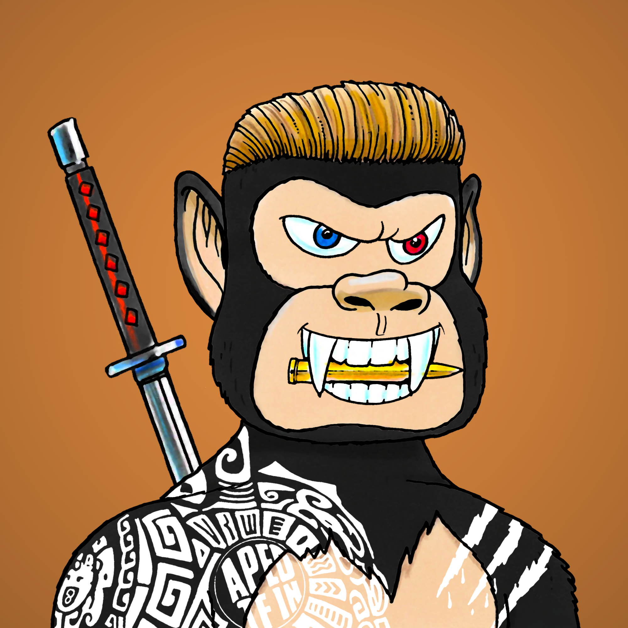 George Trosley - Jungle Freaks - Jungle Freak 4094 - NFT # 4094