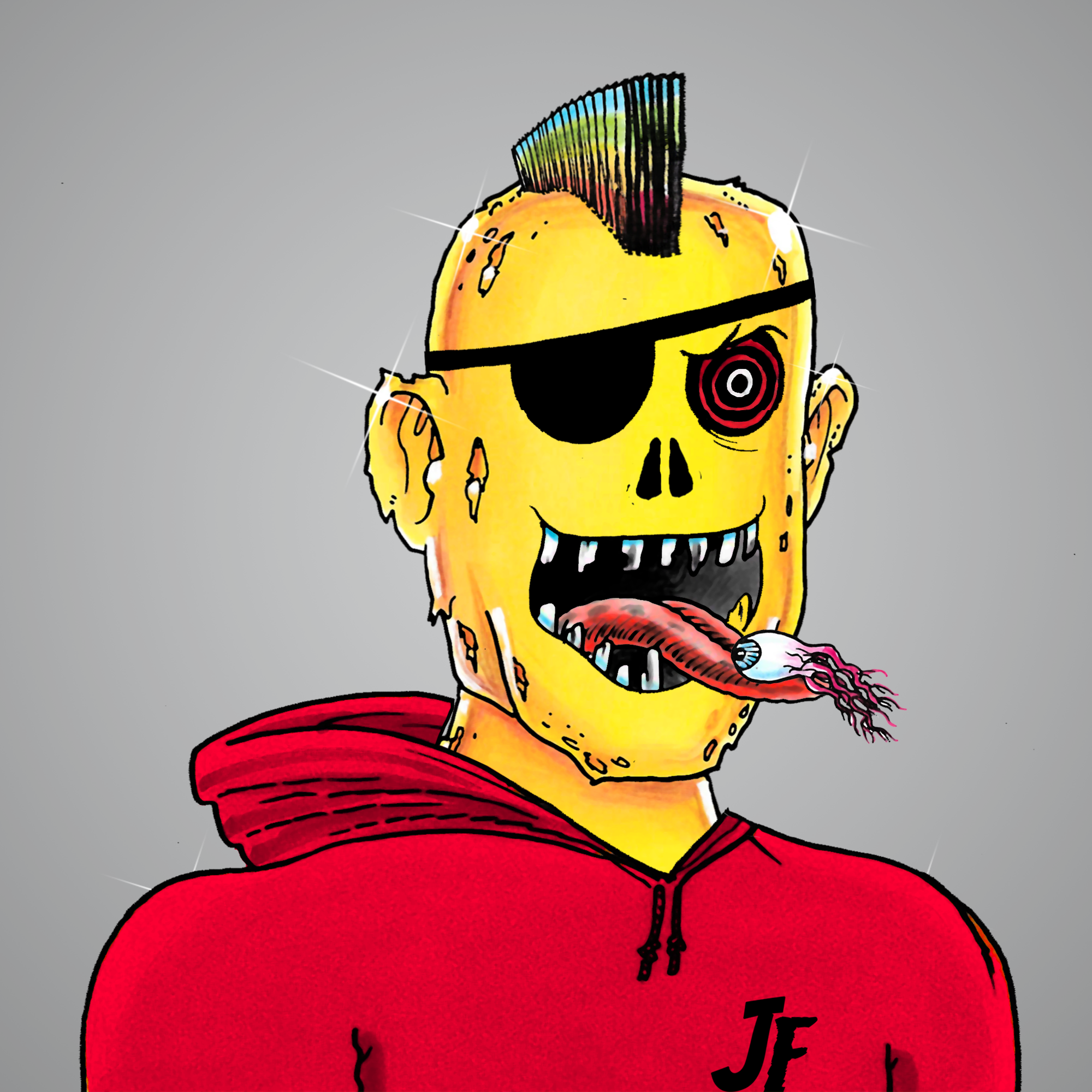 George Trosley - Jungle Freaks - Jungle Freak 4100 - NFT # 4100