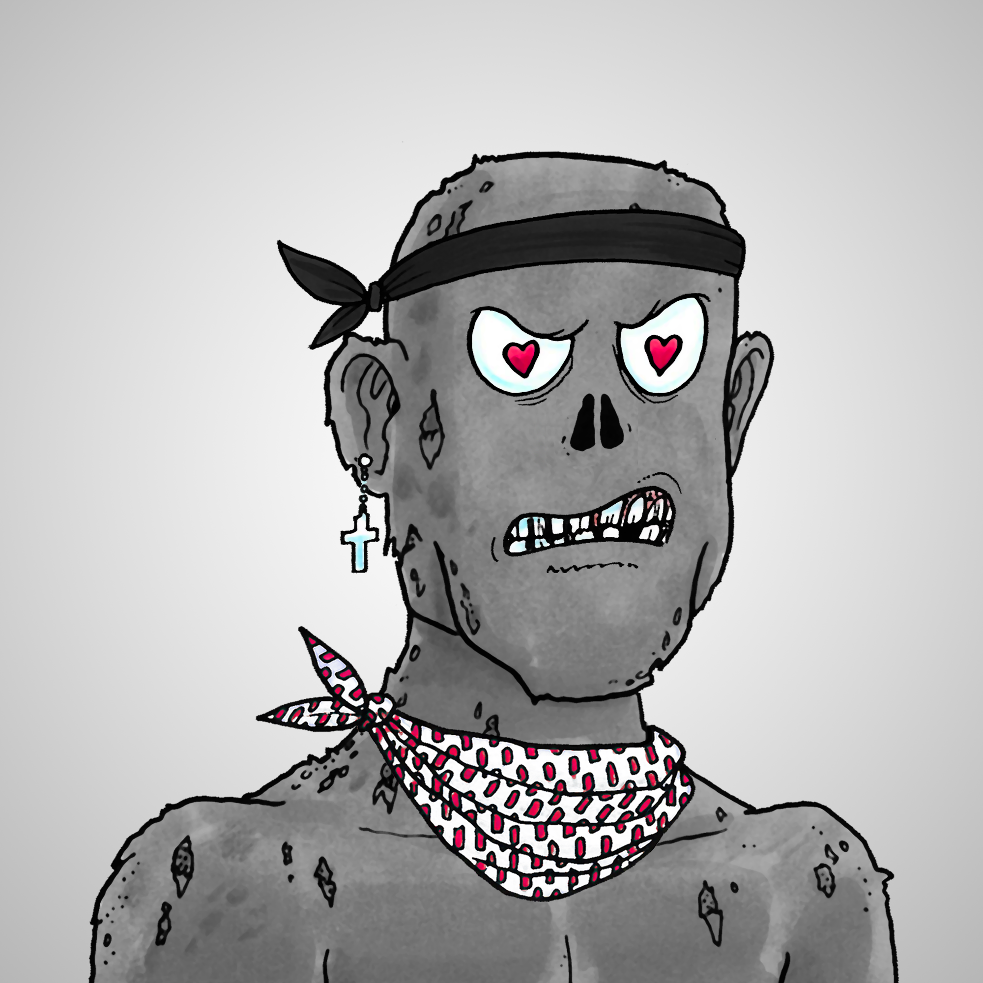 George Trosley - Jungle Freaks - Jungle Freak 4103 - NFT # 4103