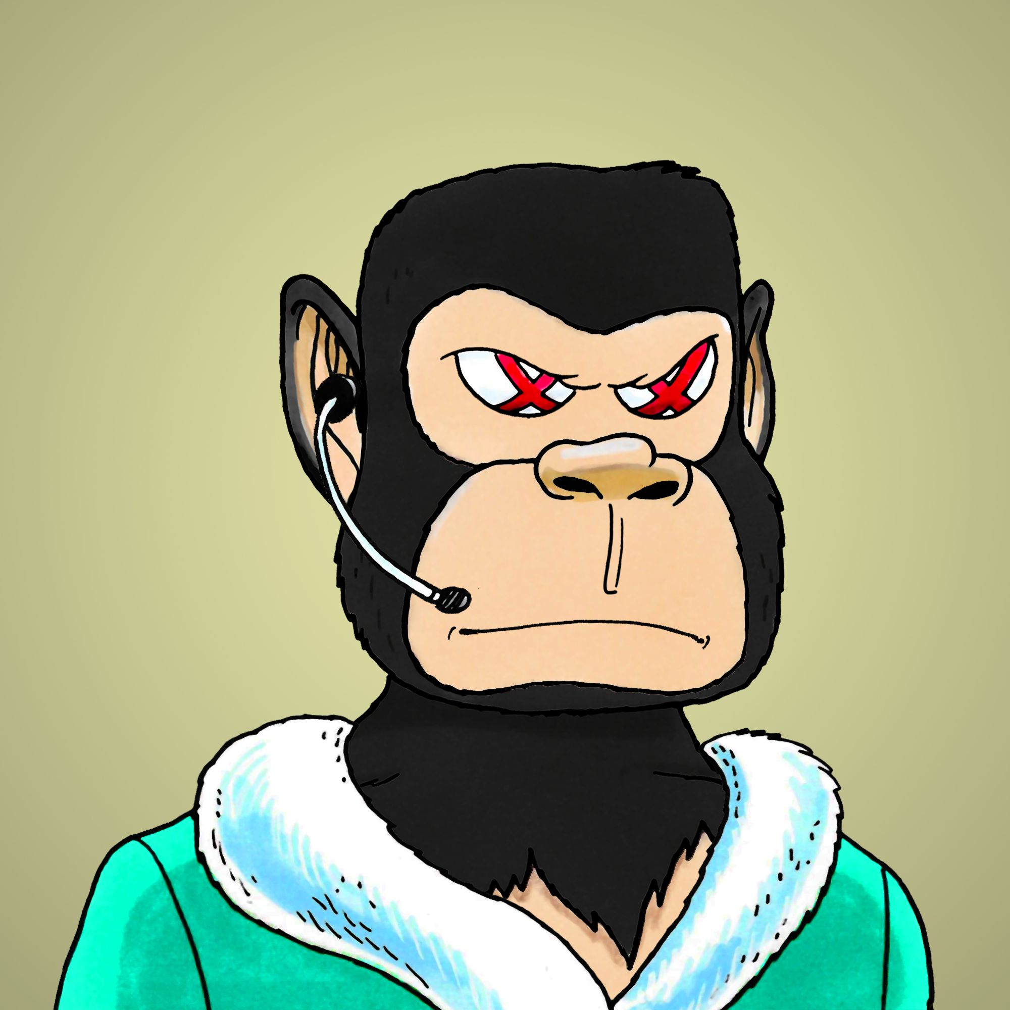 George Trosley - Jungle Freaks - Jungle Freak 4106 - NFT # 4106