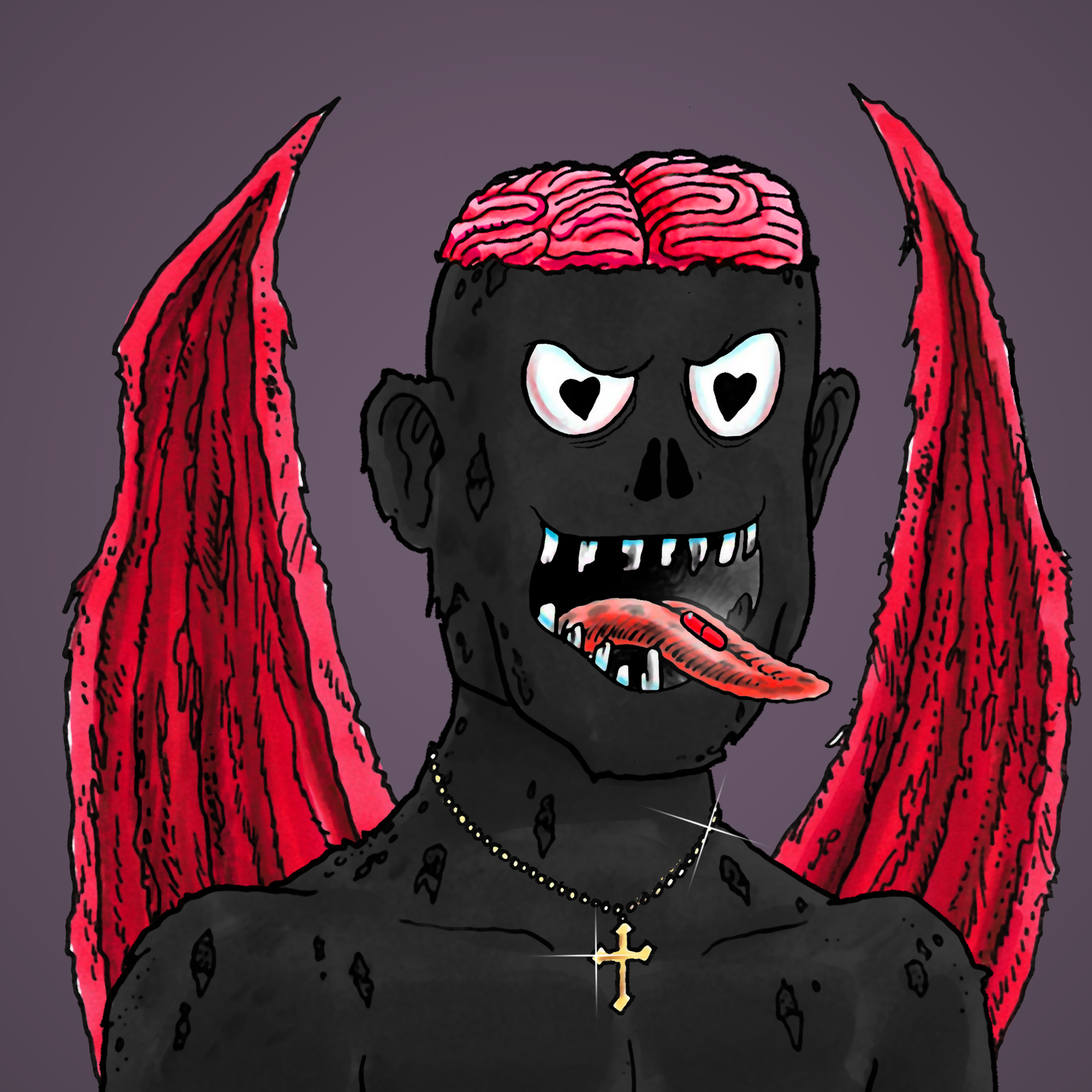 George Trosley - Jungle Freaks - Jungle Freak 411 - NFT # 411