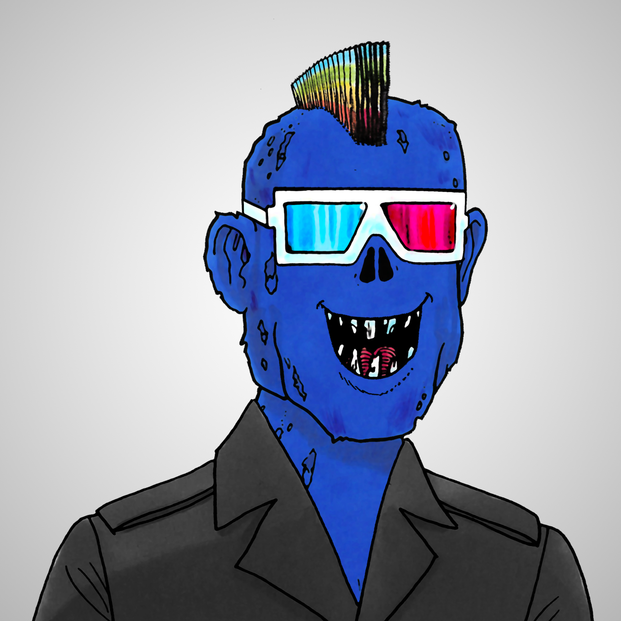 George Trosley - Jungle Freaks - Jungle Freak 4110 - NFT # 4110