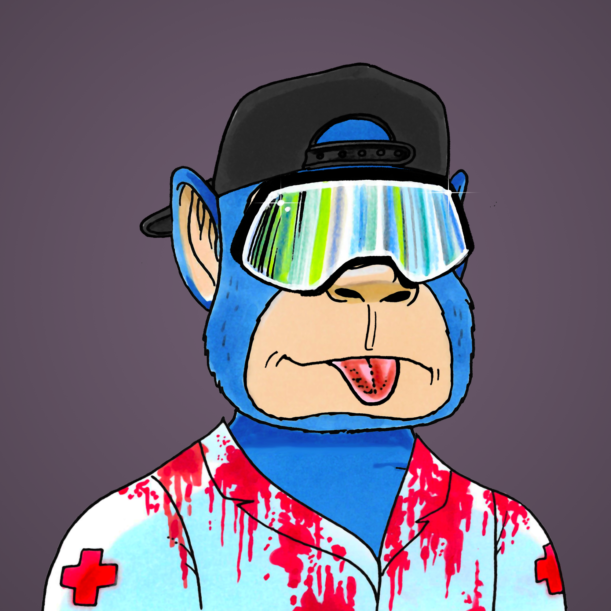 George Trosley - Jungle Freaks - Jungle Freak 4119 - NFT # 4119