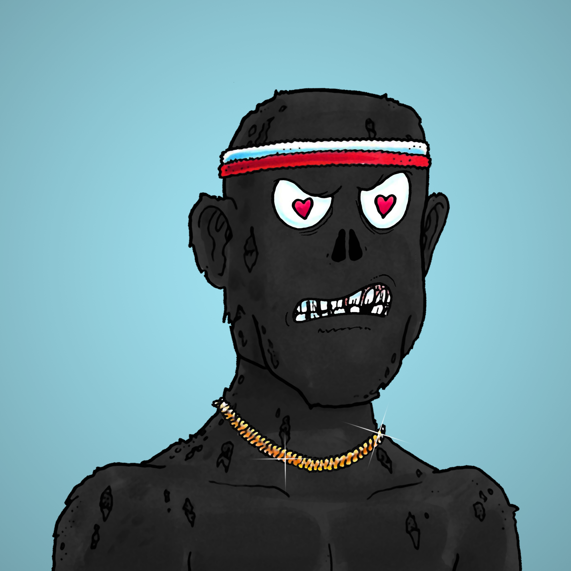 George Trosley - Jungle Freaks - Jungle Freak 4121 - NFT # 4121