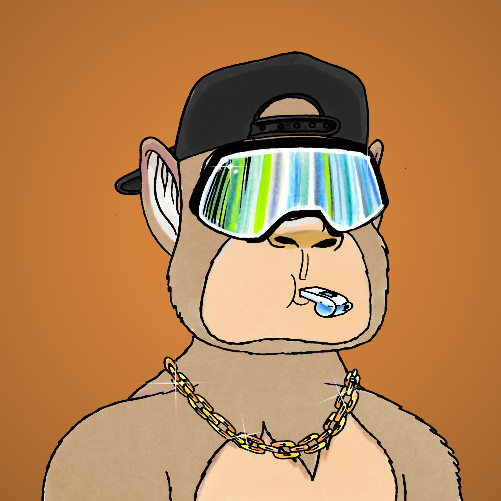 George Trosley - Jungle Freaks - Jungle Freak 4122 - NFT # 4122