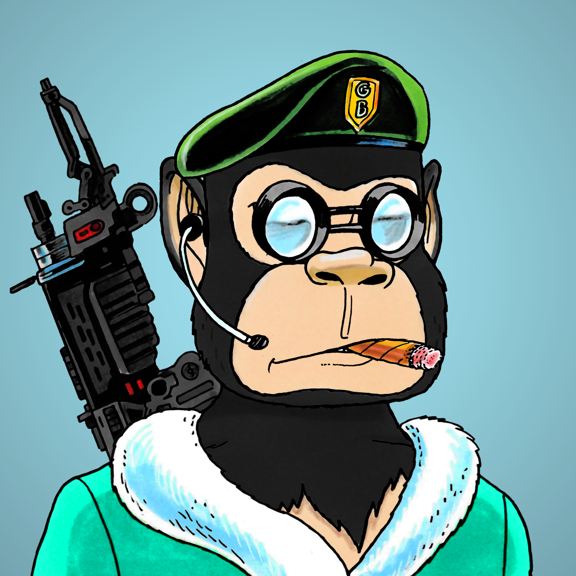 George Trosley - Jungle Freaks - Jungle Freak 4123 - NFT # 4123