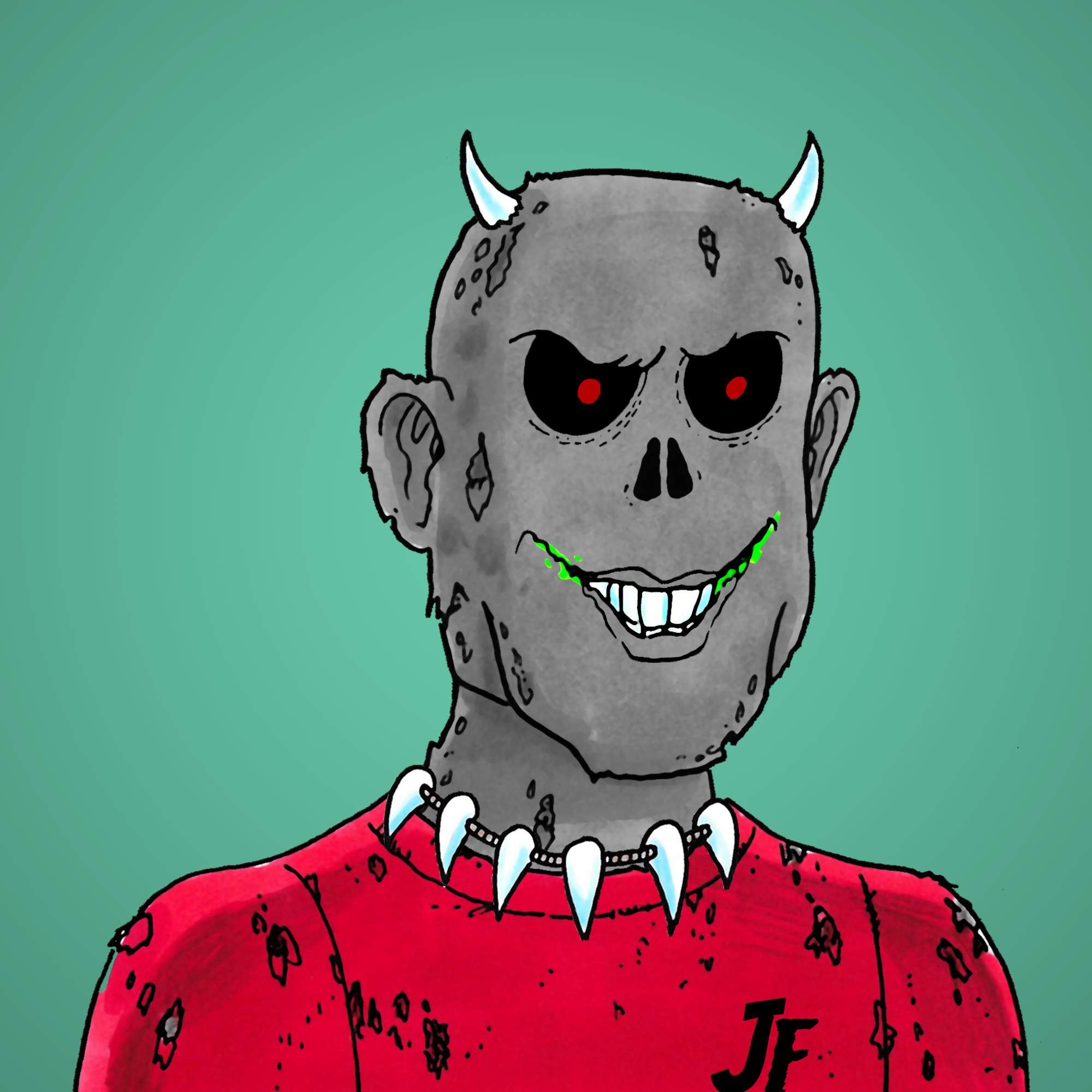 George Trosley - Jungle Freaks - Jungle Freak 4126 - NFT # 4126