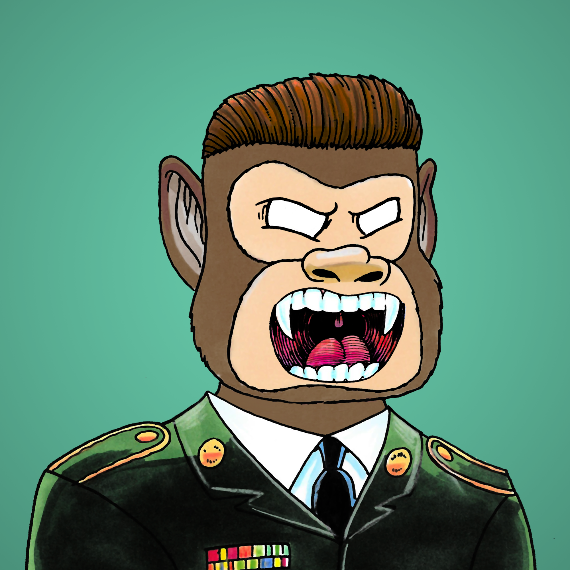 George Trosley - Jungle Freaks - Jungle Freak 413 - NFT # 413