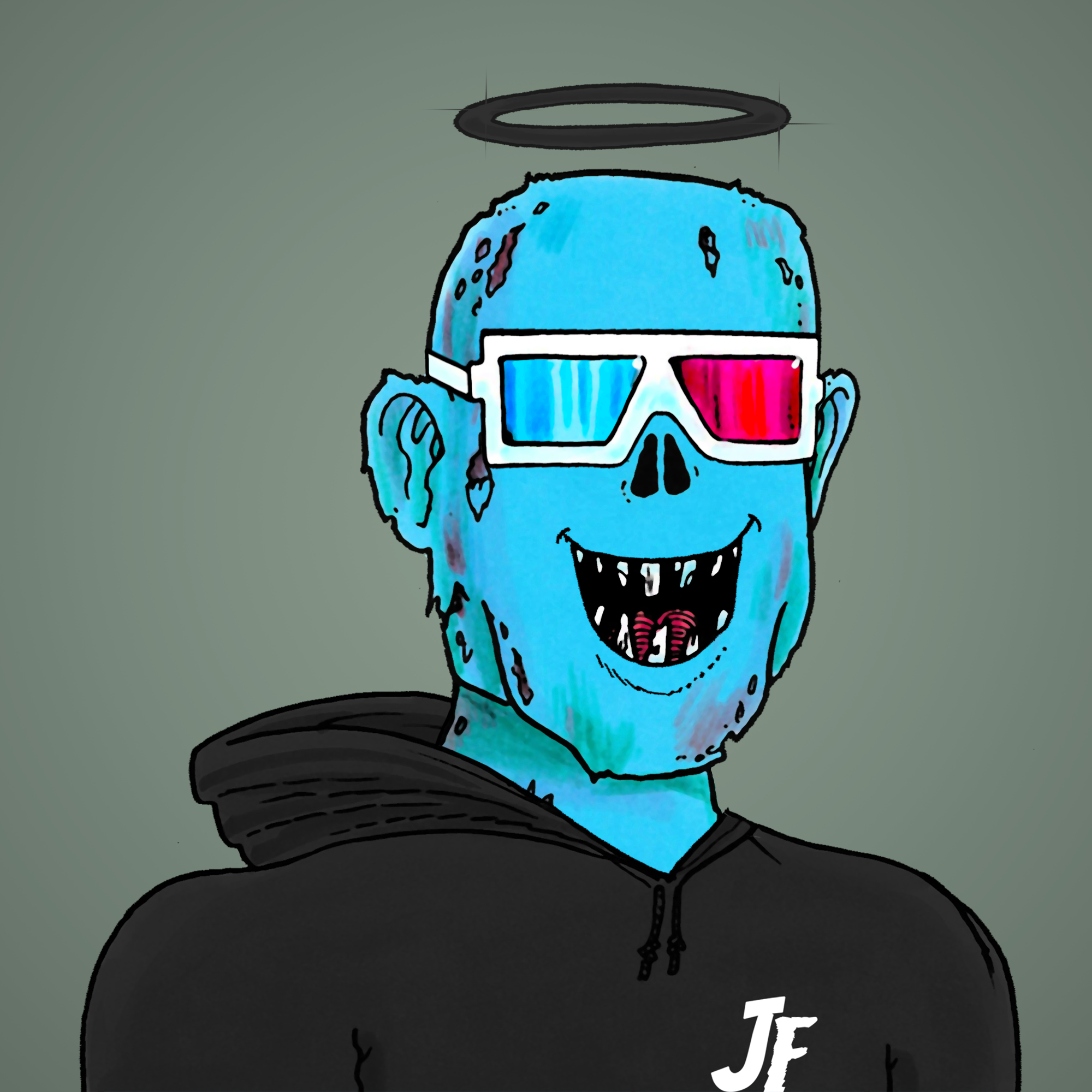 George Trosley - Jungle Freaks - Jungle Freak 4132 - NFT # 4132