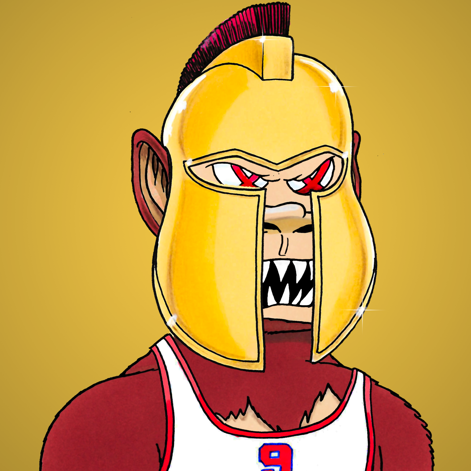 George Trosley - Jungle Freaks - Jungle Freak 4135 - NFT # 4135