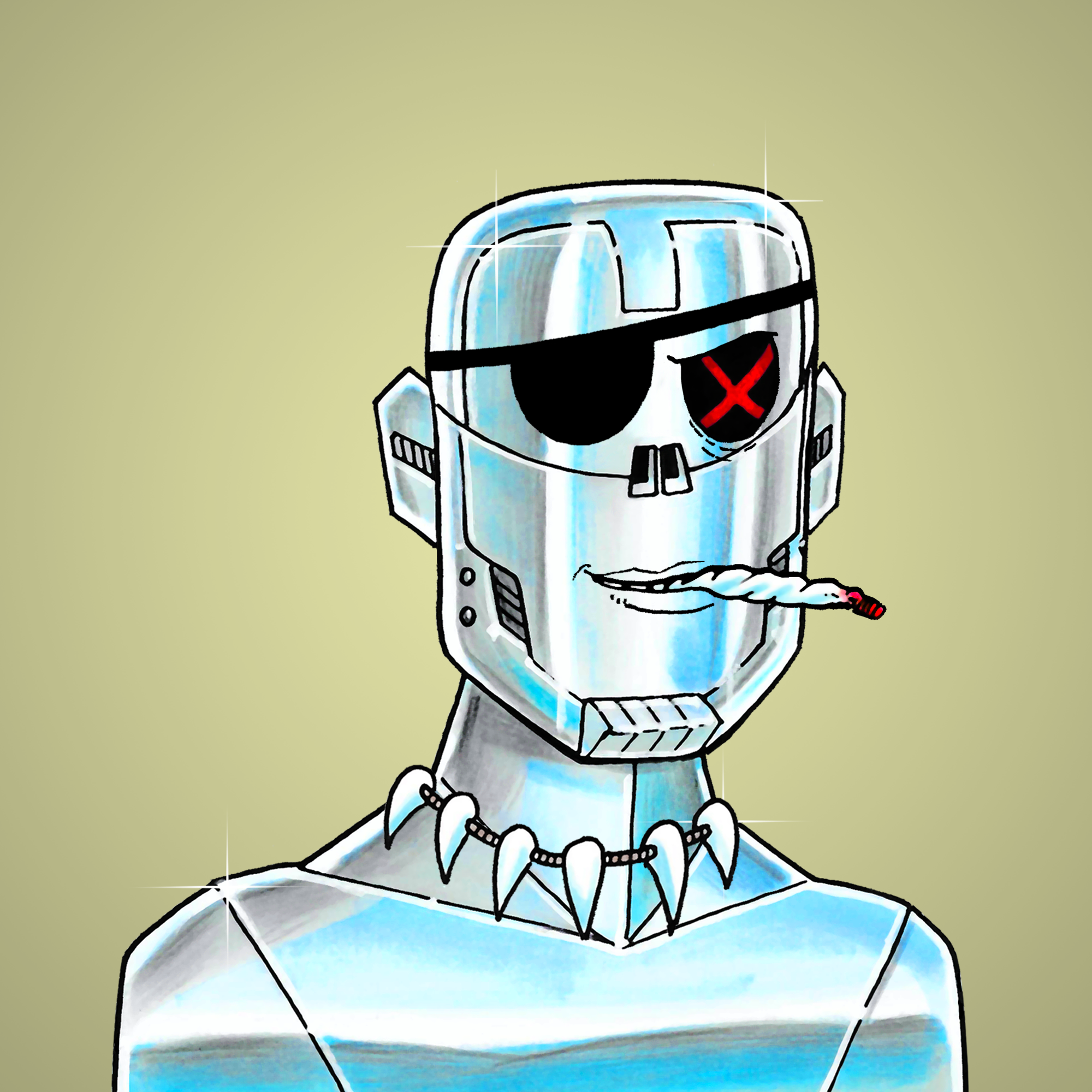 George Trosley - Jungle Freaks - Jungle Freak 4138 - NFT # 4138