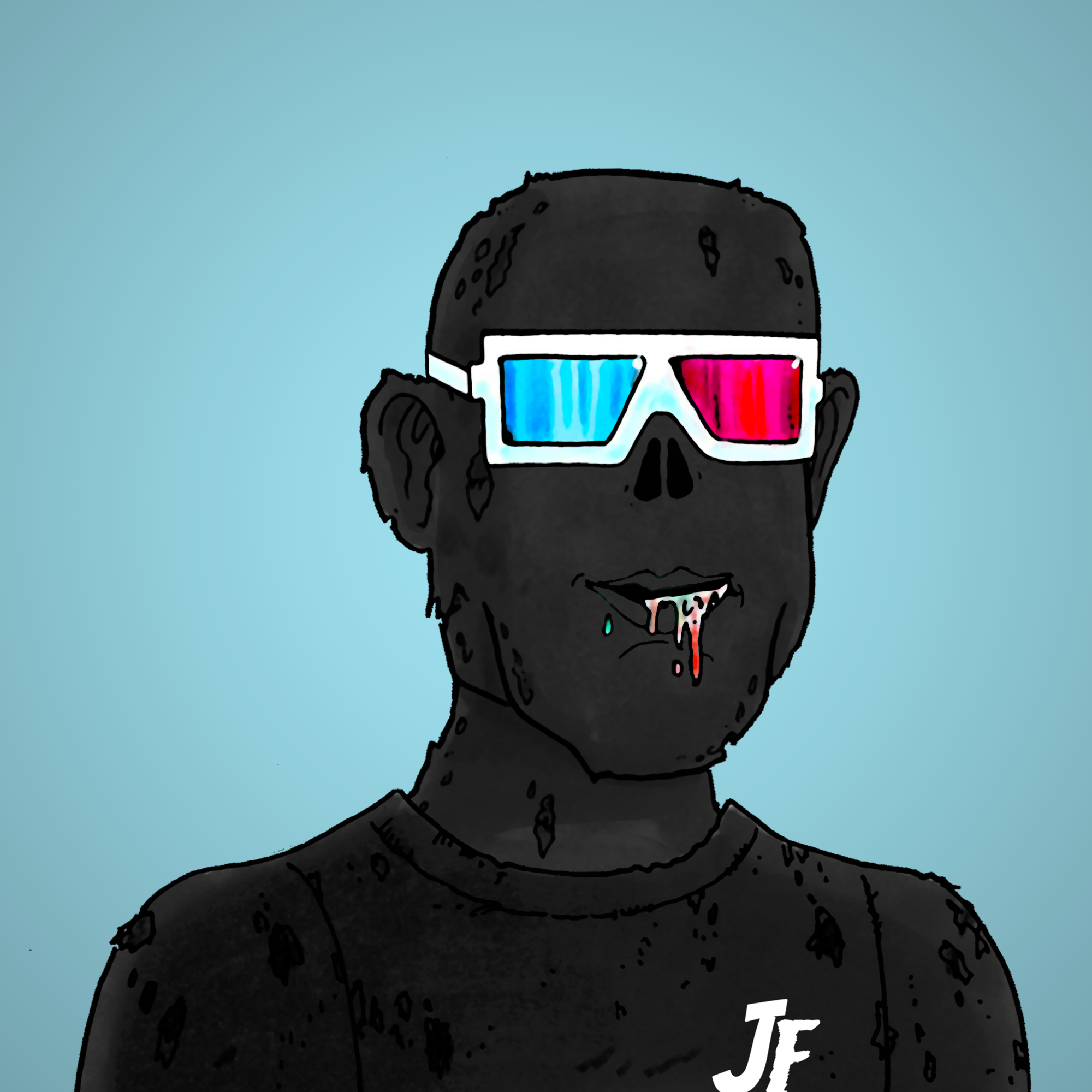 George Trosley - Jungle Freaks - Jungle Freak 4145 - NFT # 4145