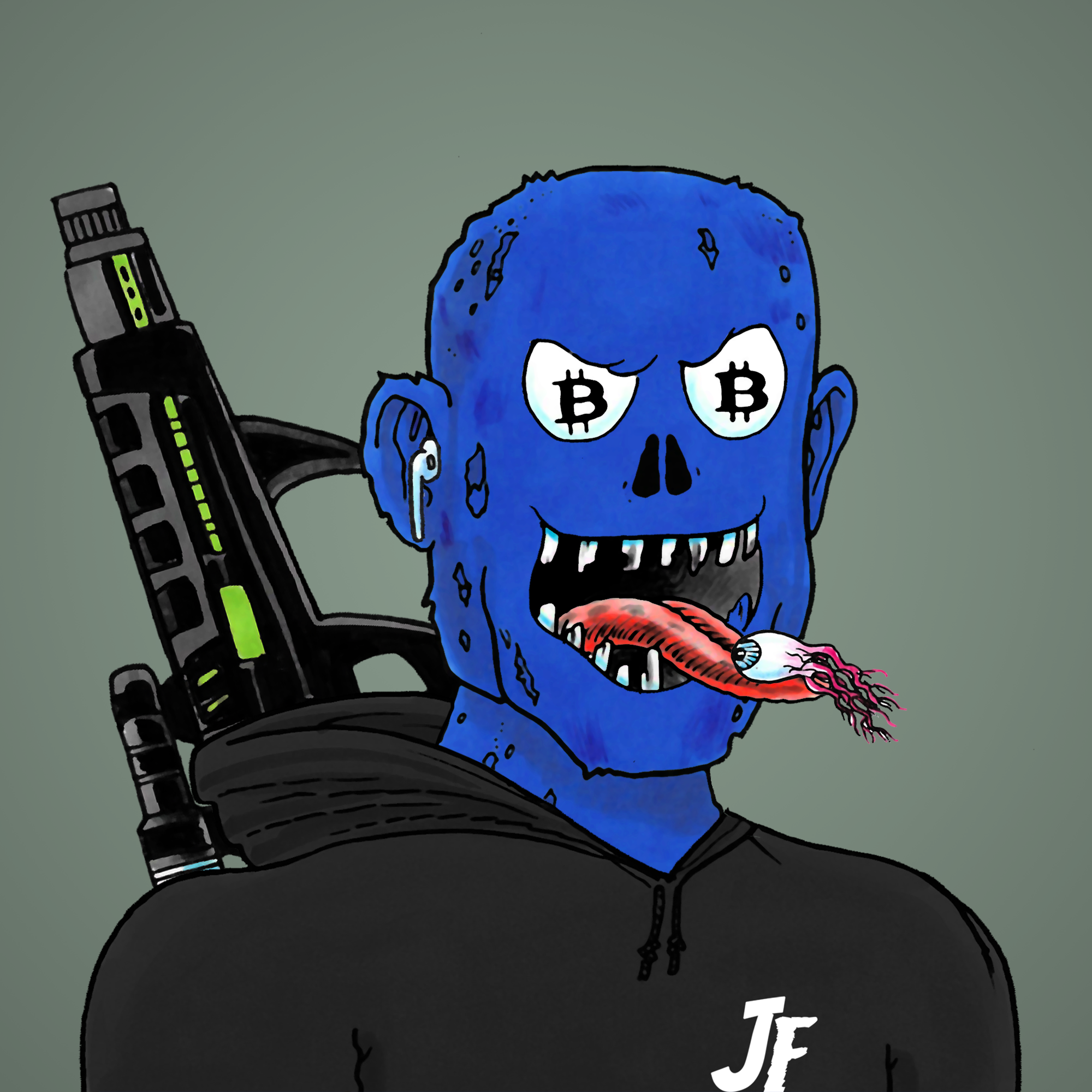 George Trosley - Jungle Freaks - Jungle Freak 4149 - NFT # 4149