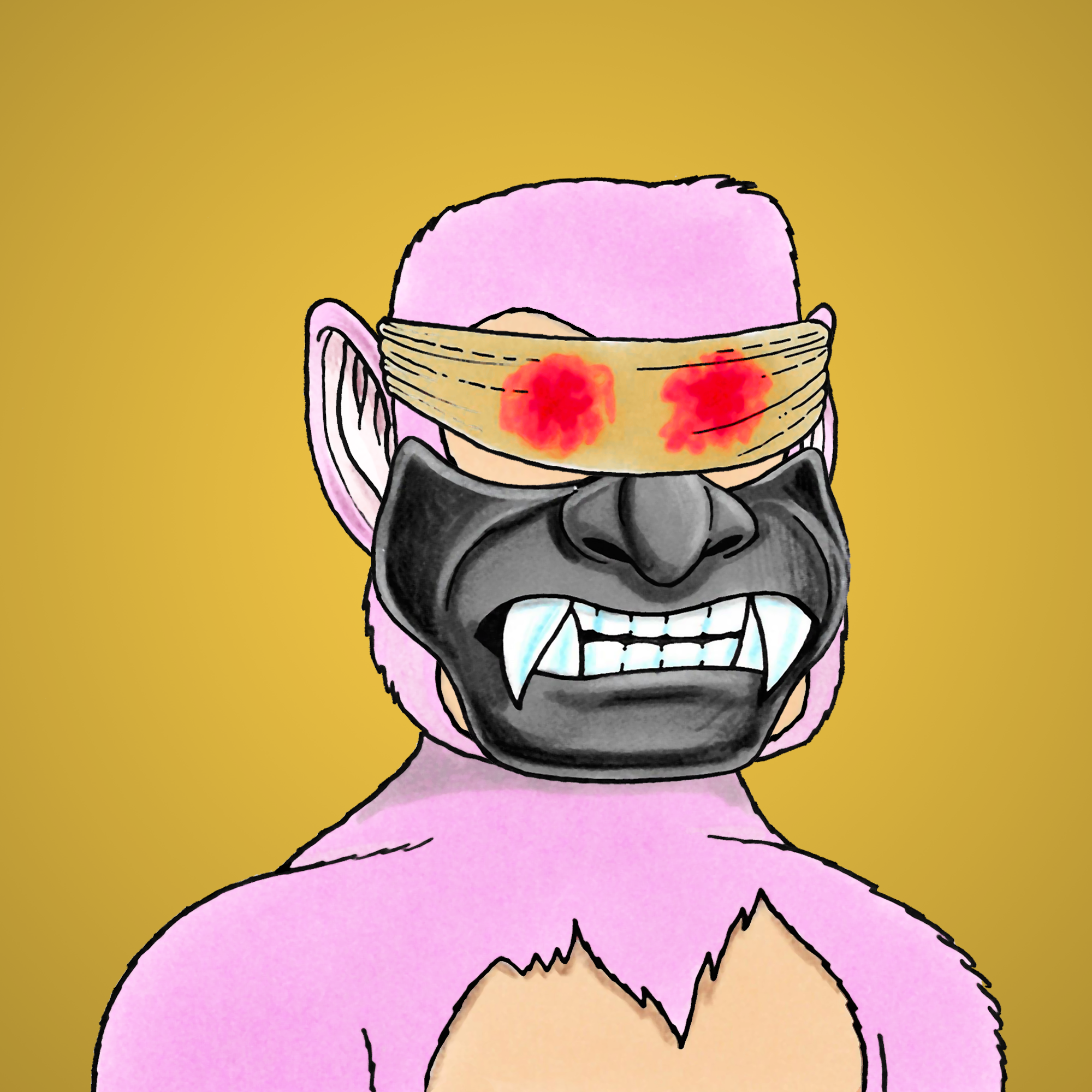 George Trosley - Jungle Freaks - Jungle Freak 4151 - NFT # 4151