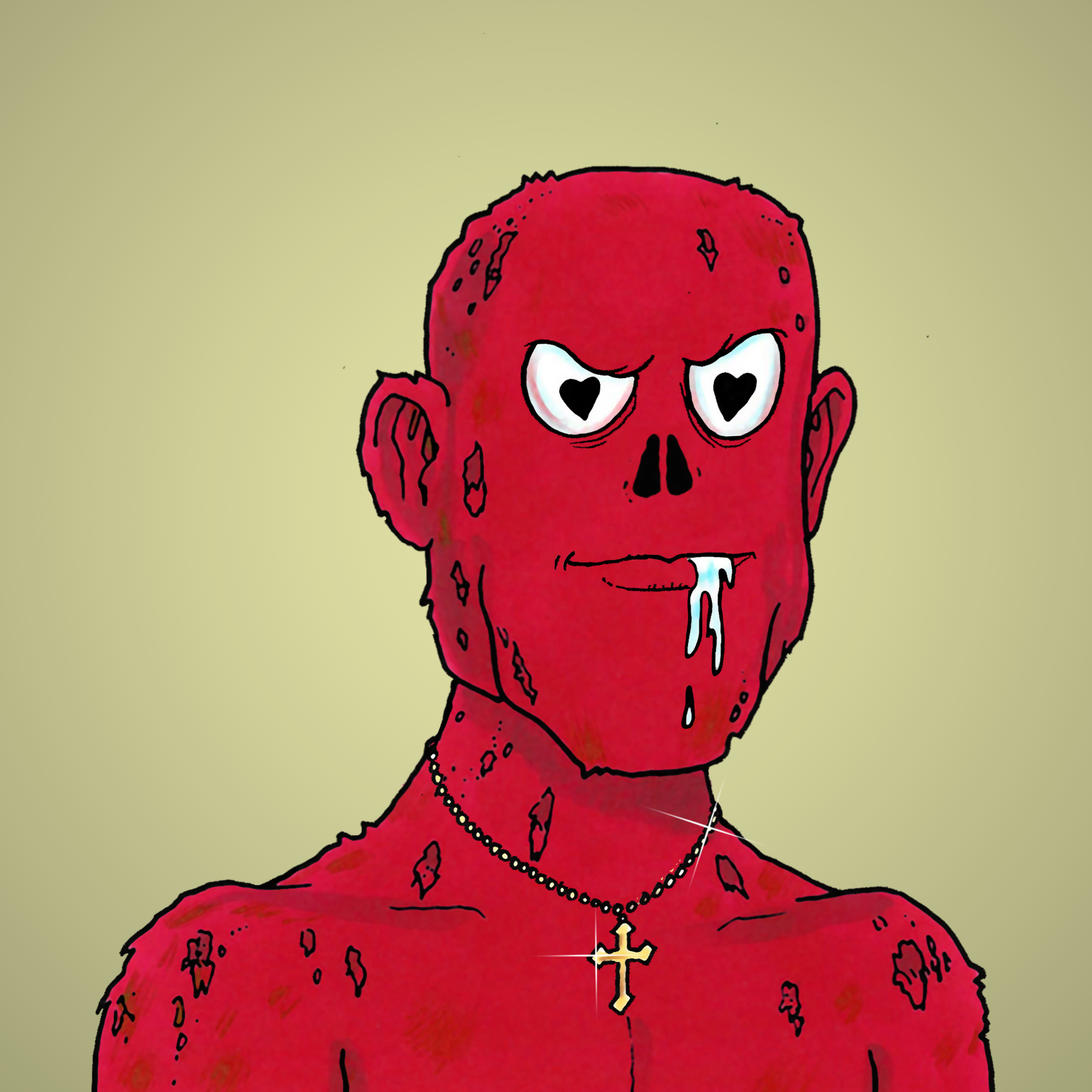 George Trosley - Jungle Freaks - Jungle Freak 4155 - NFT # 4155