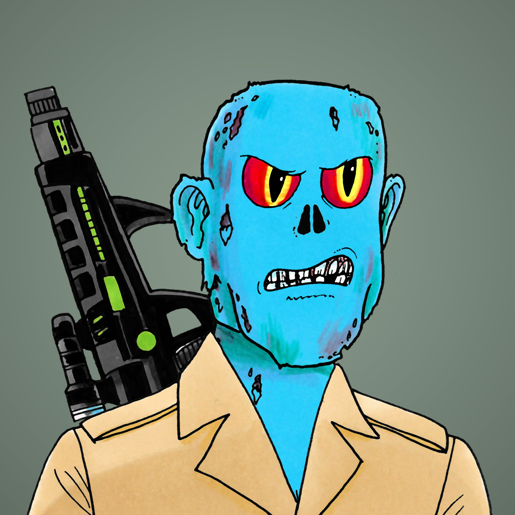 George Trosley - Jungle Freaks - Jungle Freak 4159 - NFT # 4159