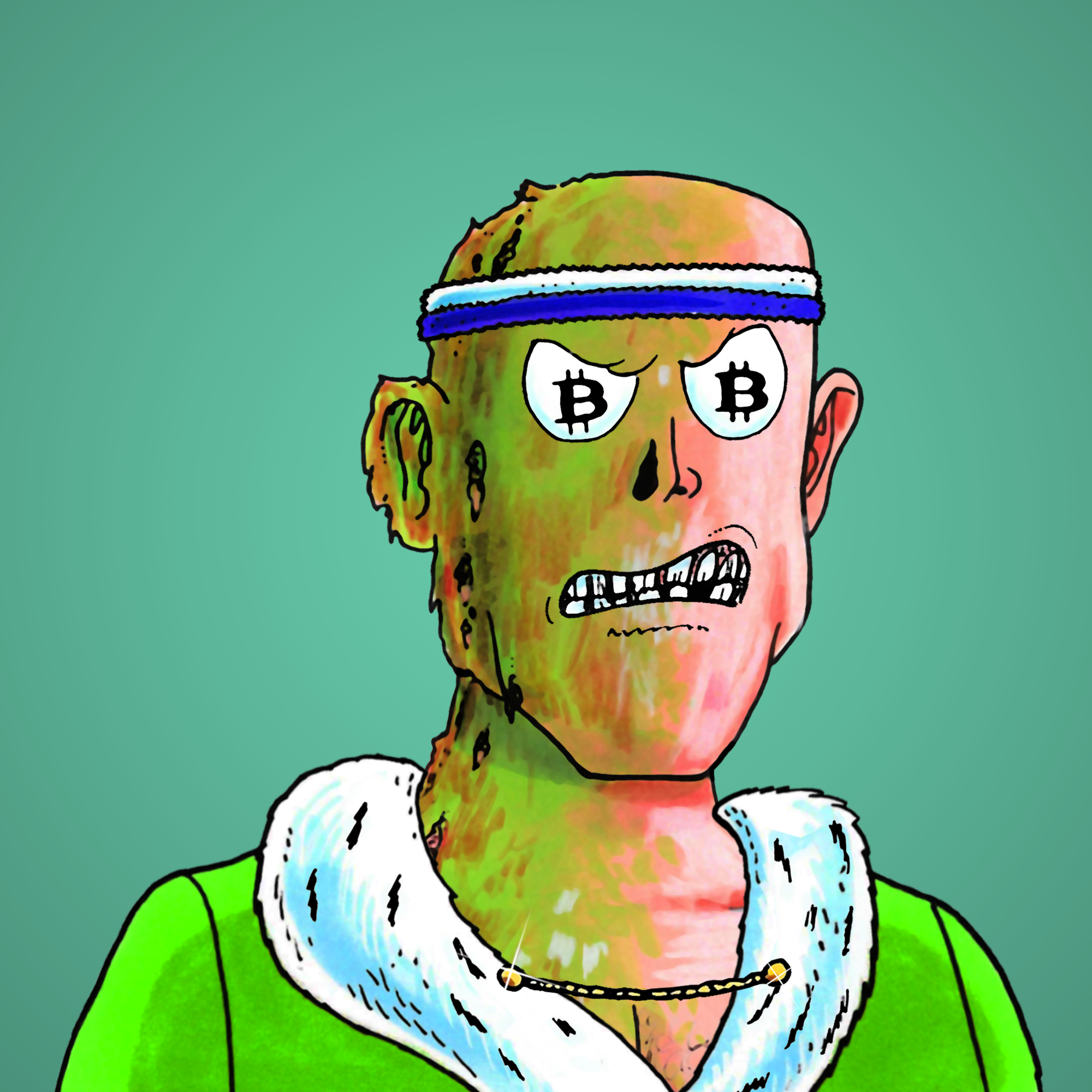 George Trosley - Jungle Freaks - Jungle Freak 4162 - NFT # 4162