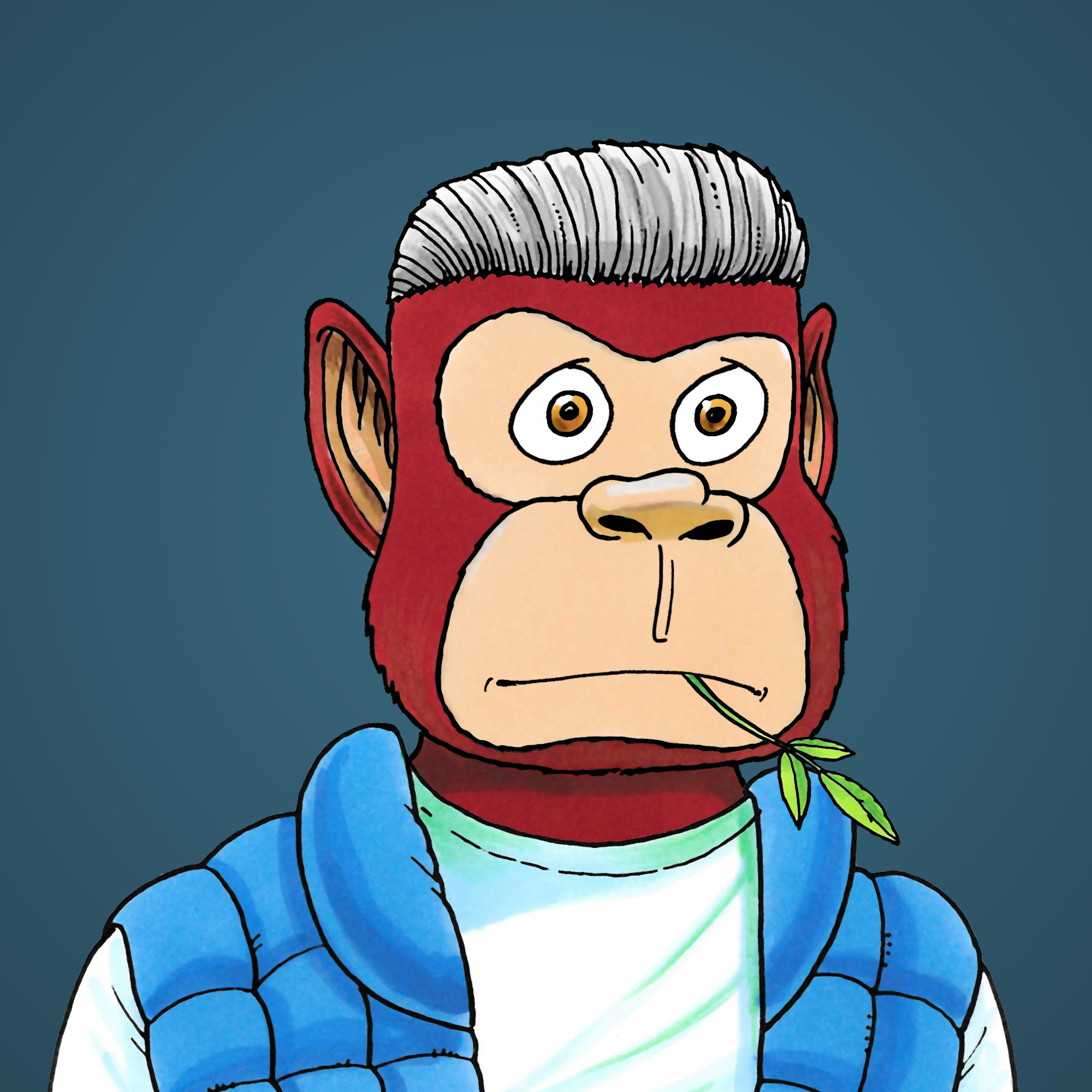 George Trosley - Jungle Freaks - Jungle Freak 4163 - NFT # 4163