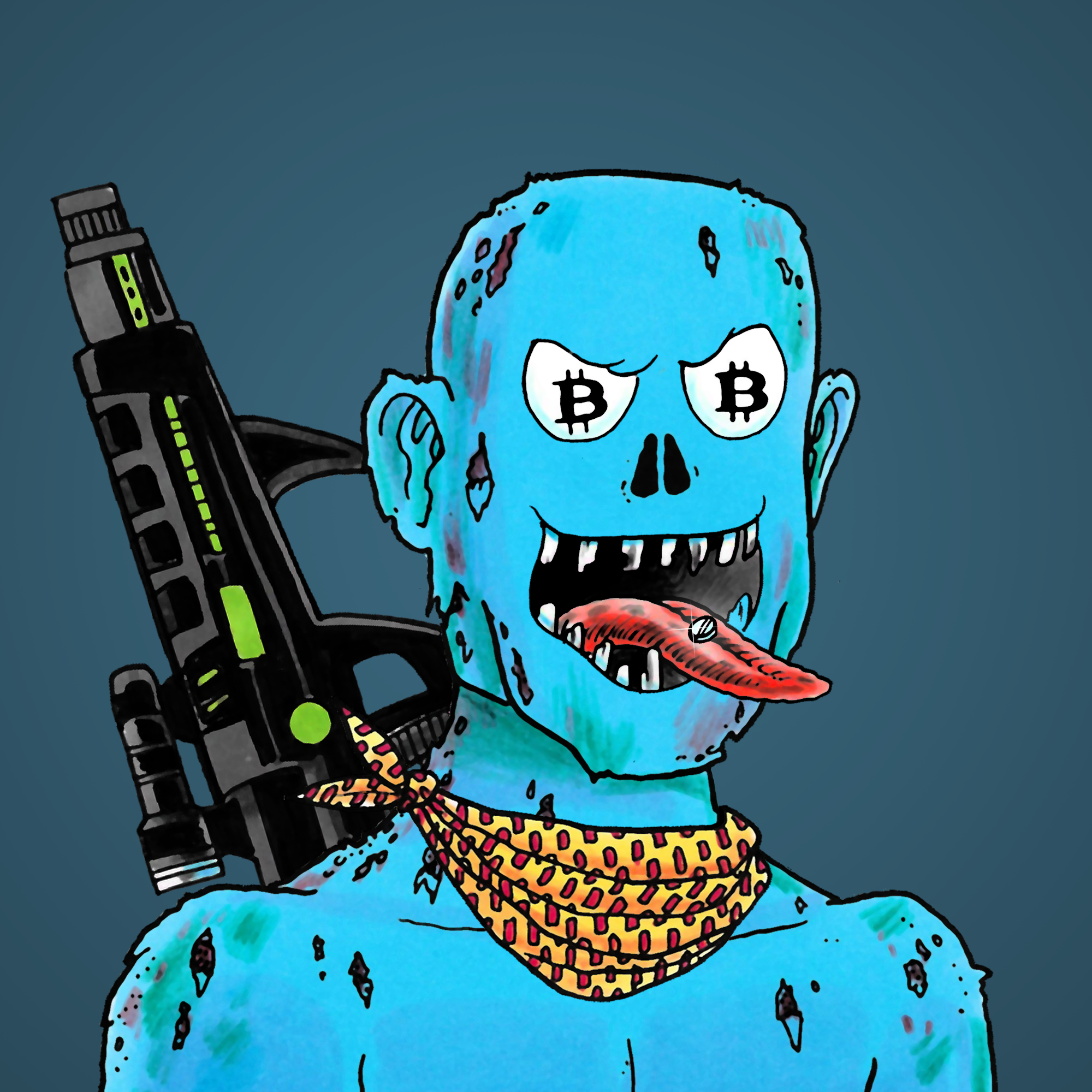 George Trosley - Jungle Freaks - Jungle Freak 4164 - NFT # 4164